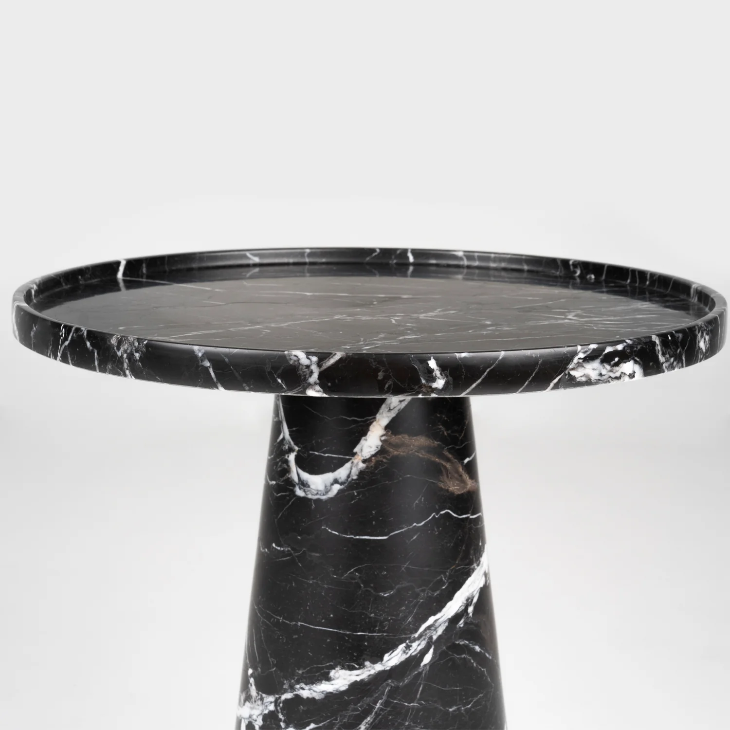 BLACK MARBLE CONE SIDE TABLE - Image 5