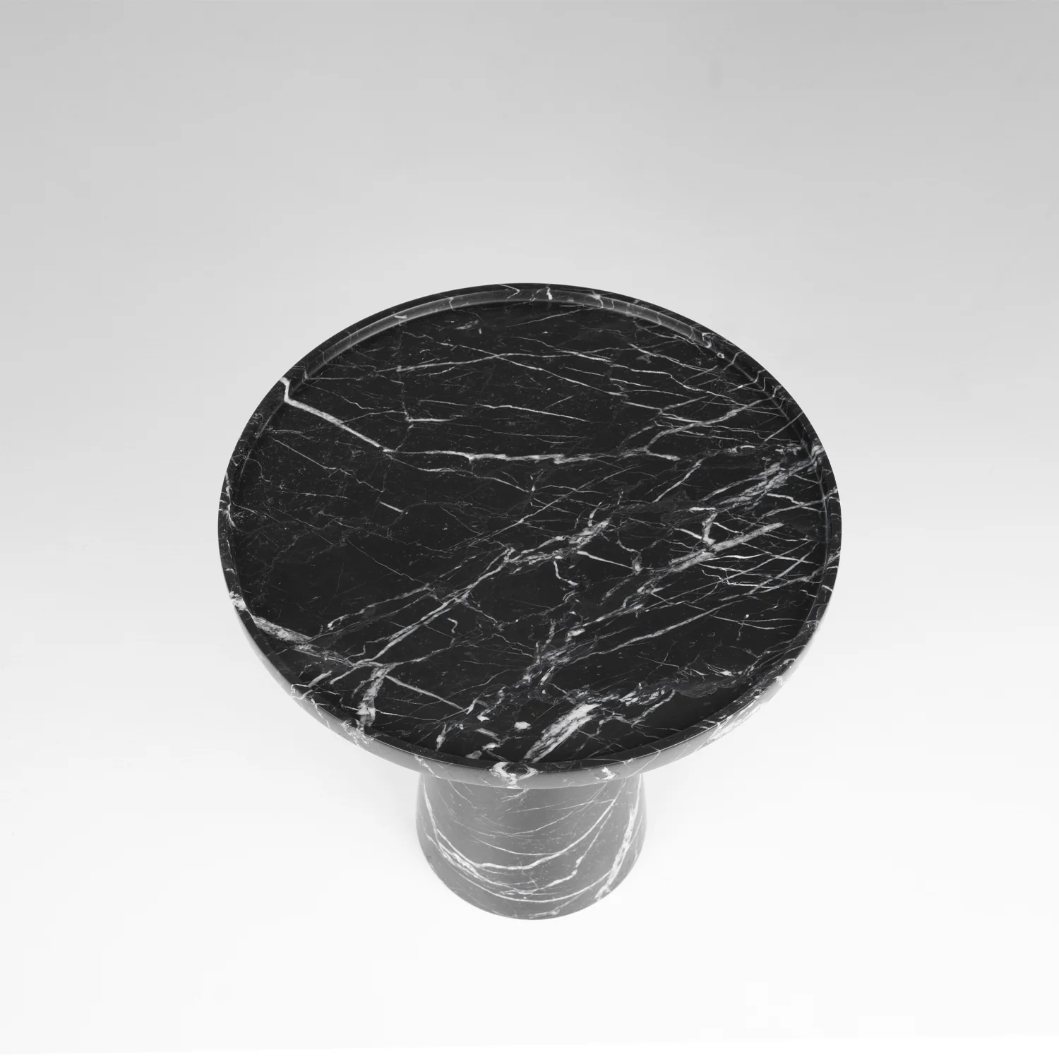 BLACK MARBLE CONE SIDE TABLE - Image 6