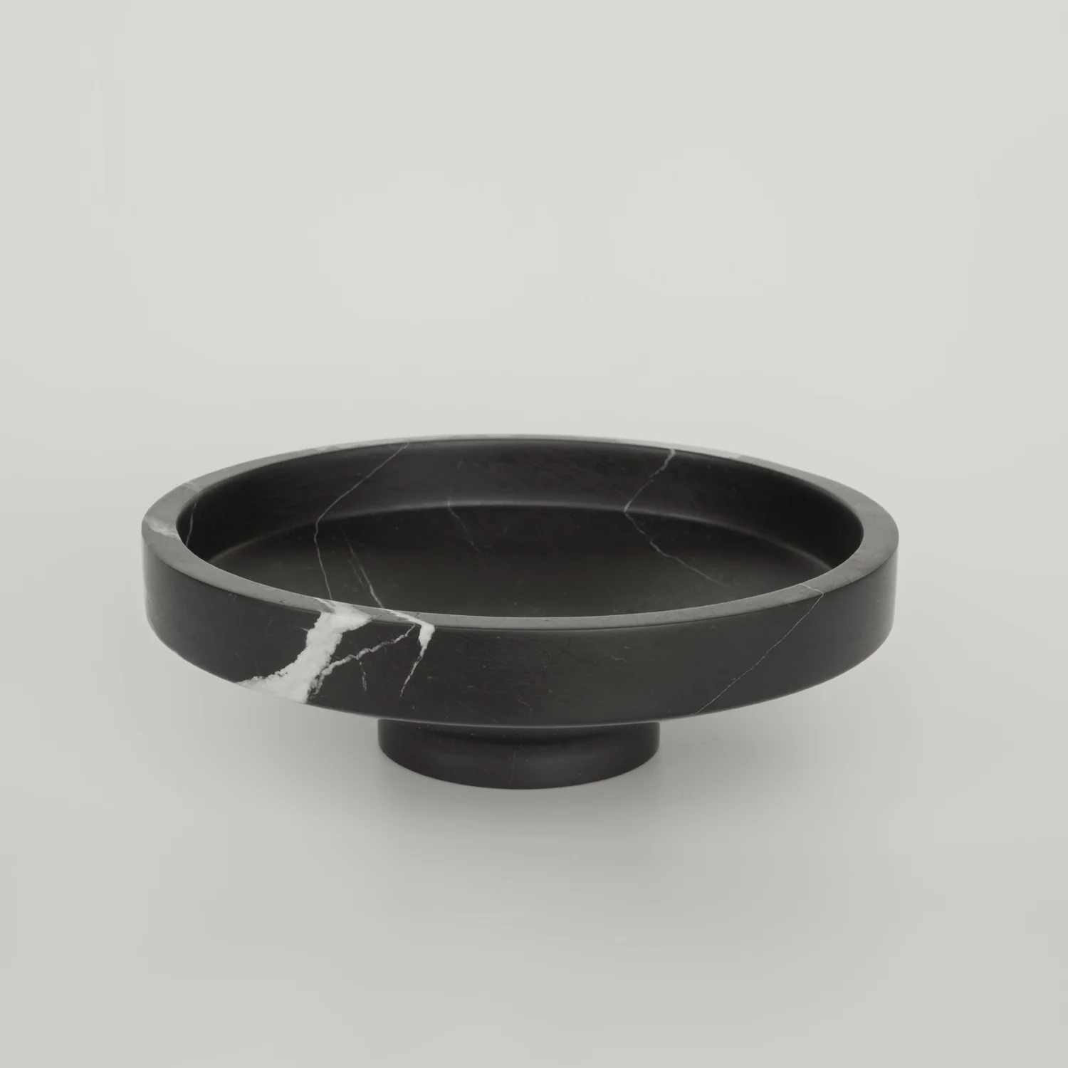 BLACK MARBLE NARROW BOWL - Image 4