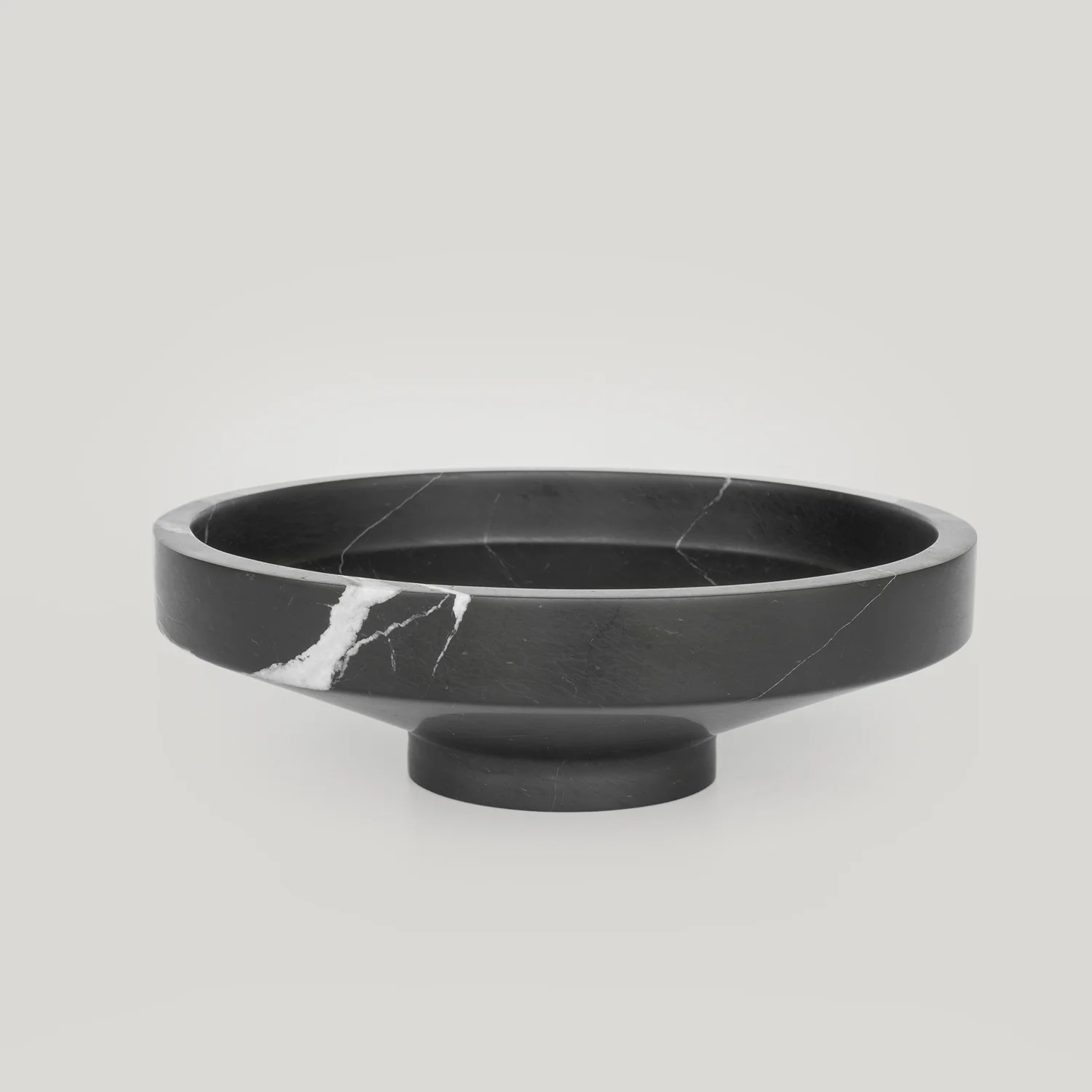 BLACK MARBLE NARROW BOWL - Image 5