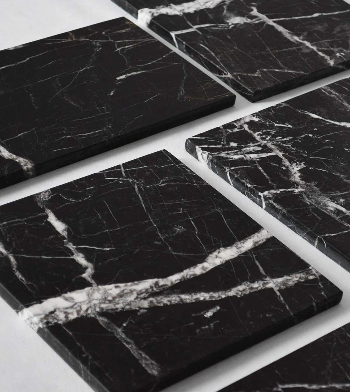 BLACK MARBLE SQUARE PLATTER - Image 3