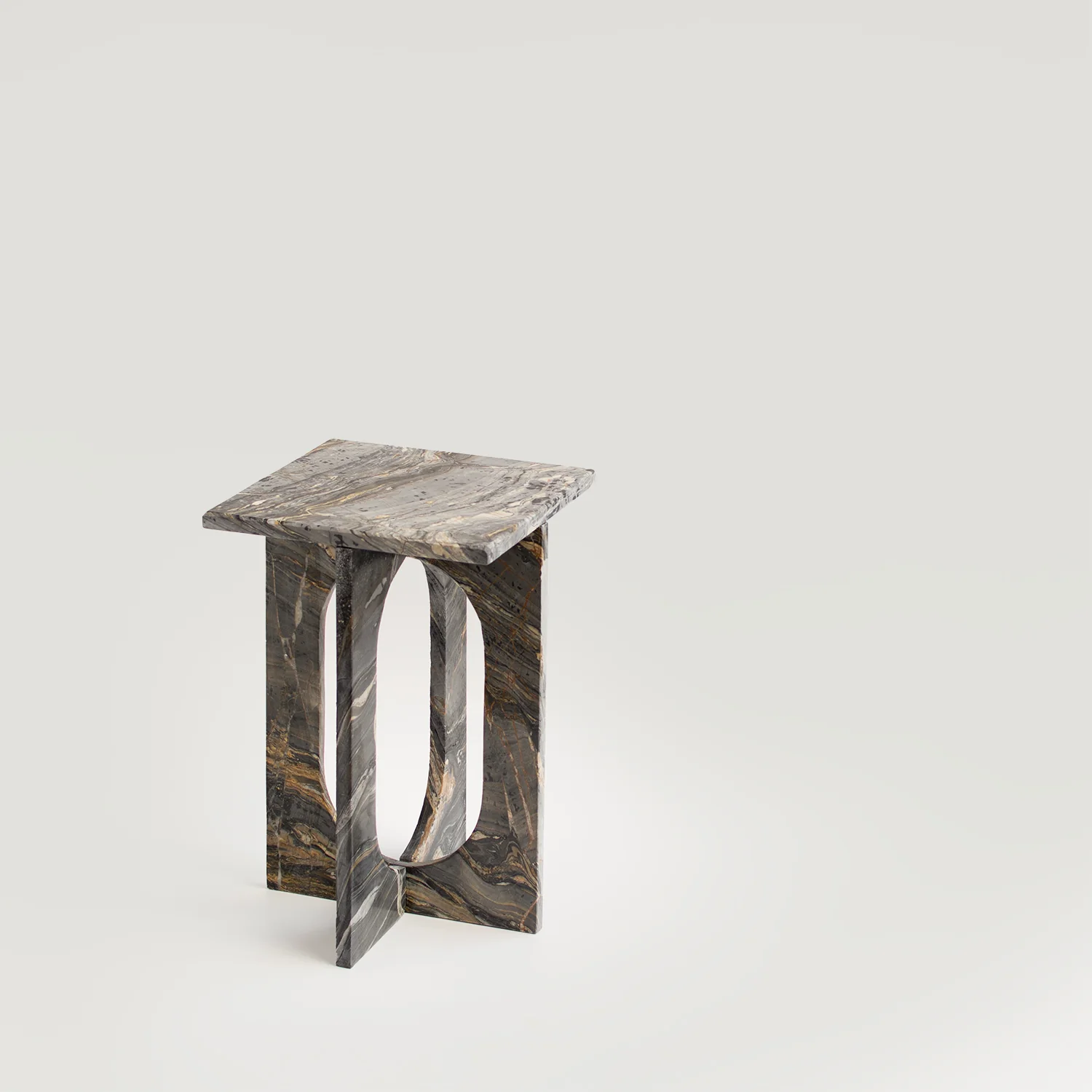 'BOND' SIDE TABLE - PICASSO MARBLE - Image 3