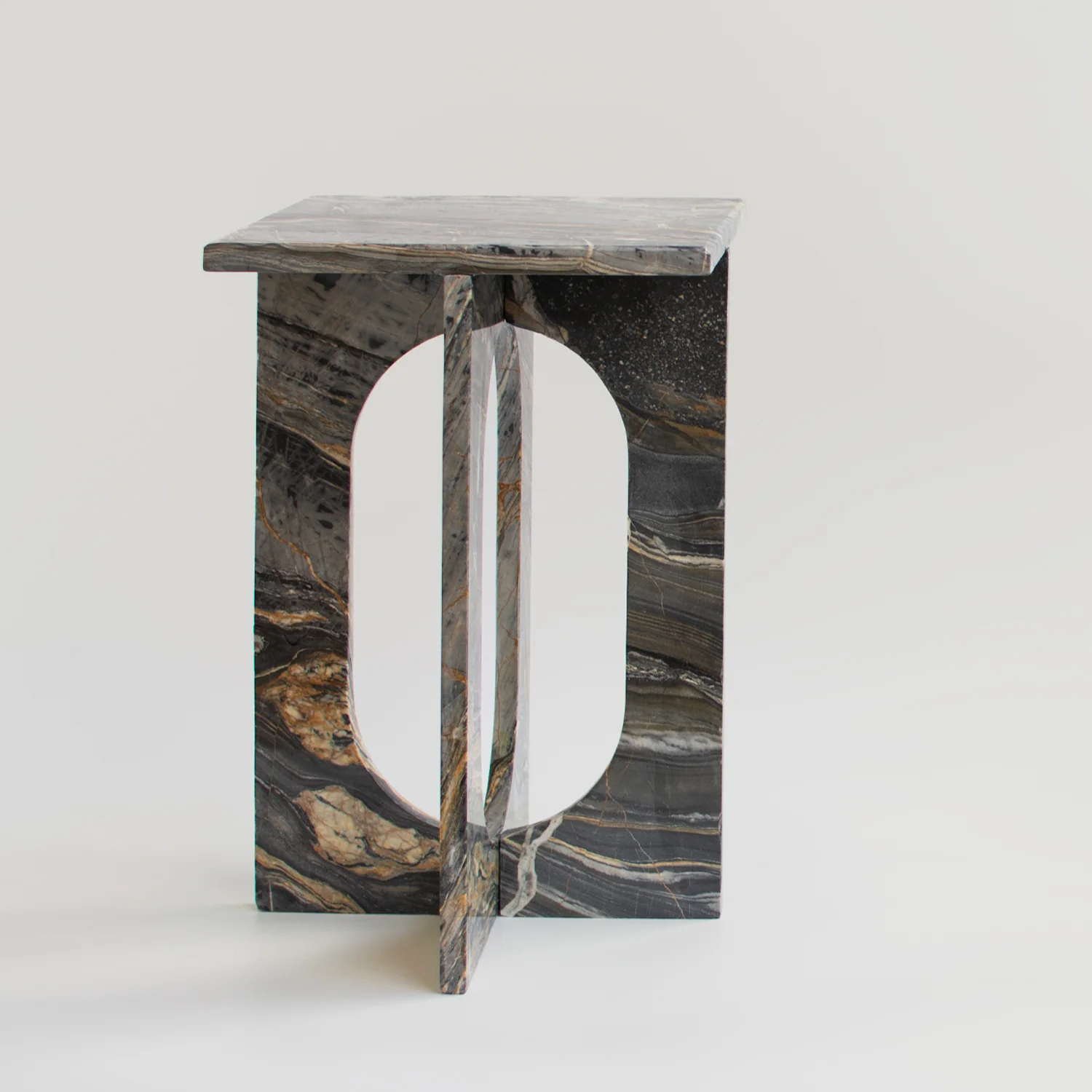 'BOND' SIDE TABLE - PICASSO MARBLE - Image 4