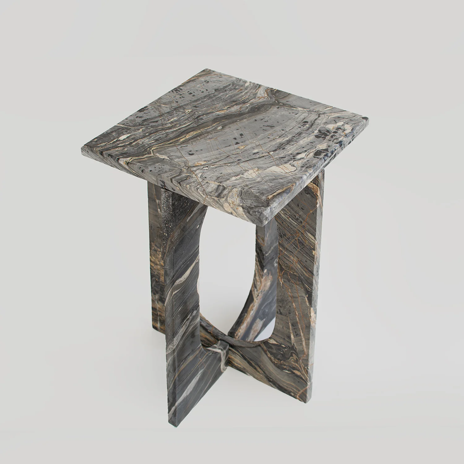 'BOND' SIDE TABLE - PICASSO MARBLE - Image 5
