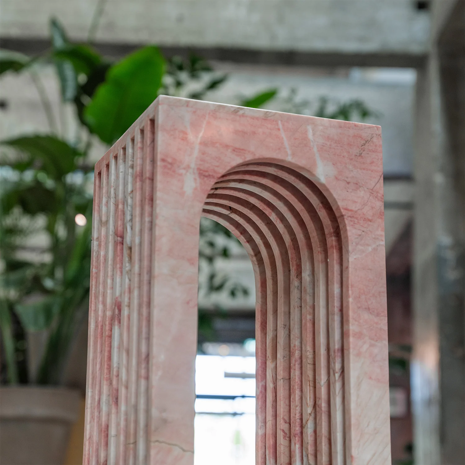 BALANCE PINK MARBLE SIDE TABLE - Image 11