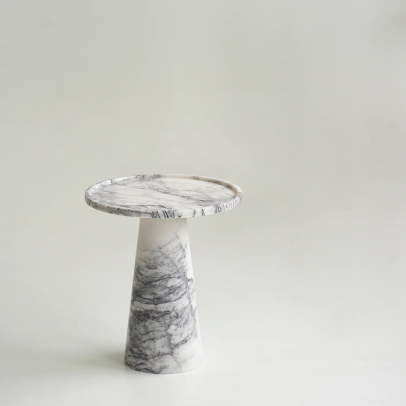 LILAC MARBLE CONE SIDE TABLE - Image 4