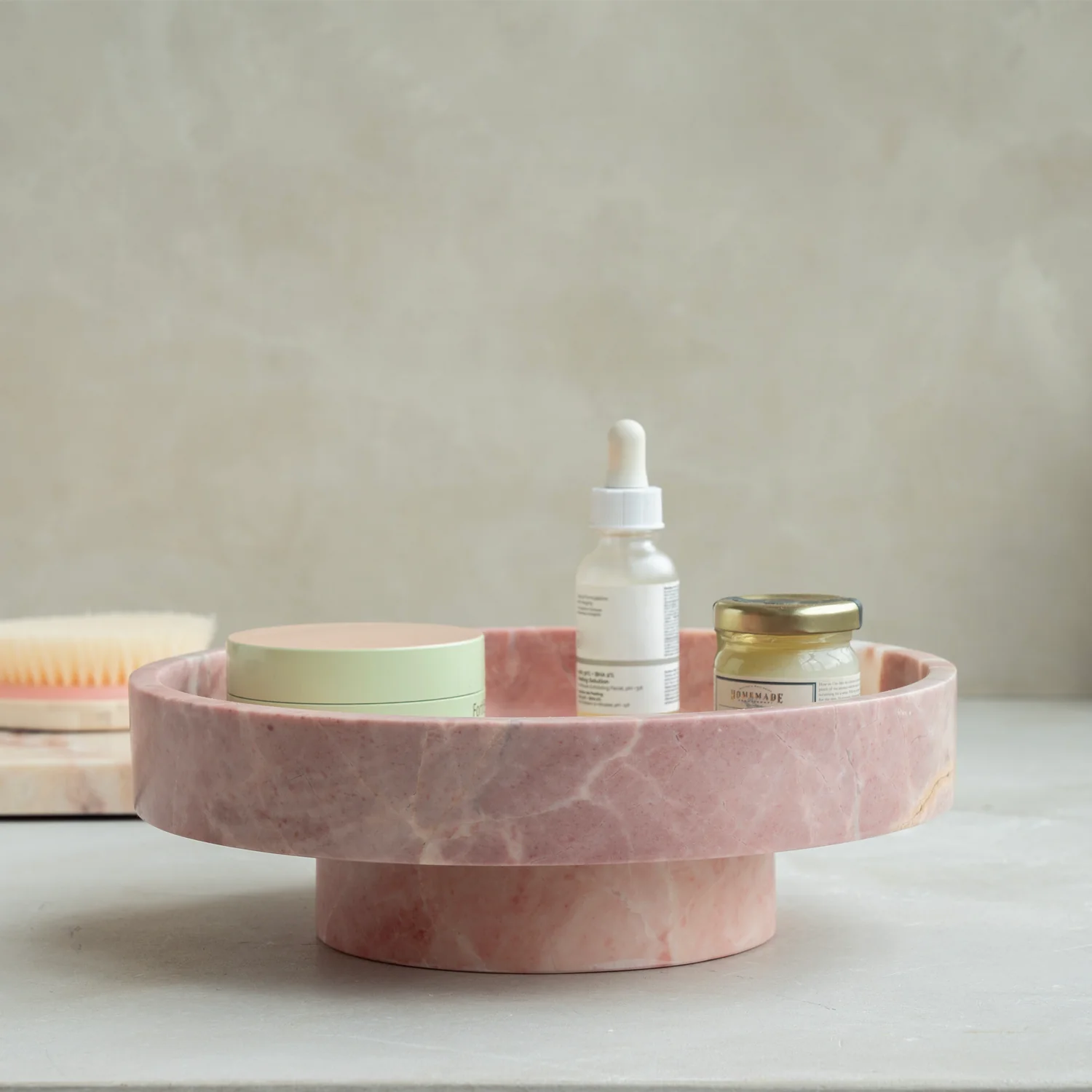 'CYCLO' PINK MARBLE BOWL - Image 3