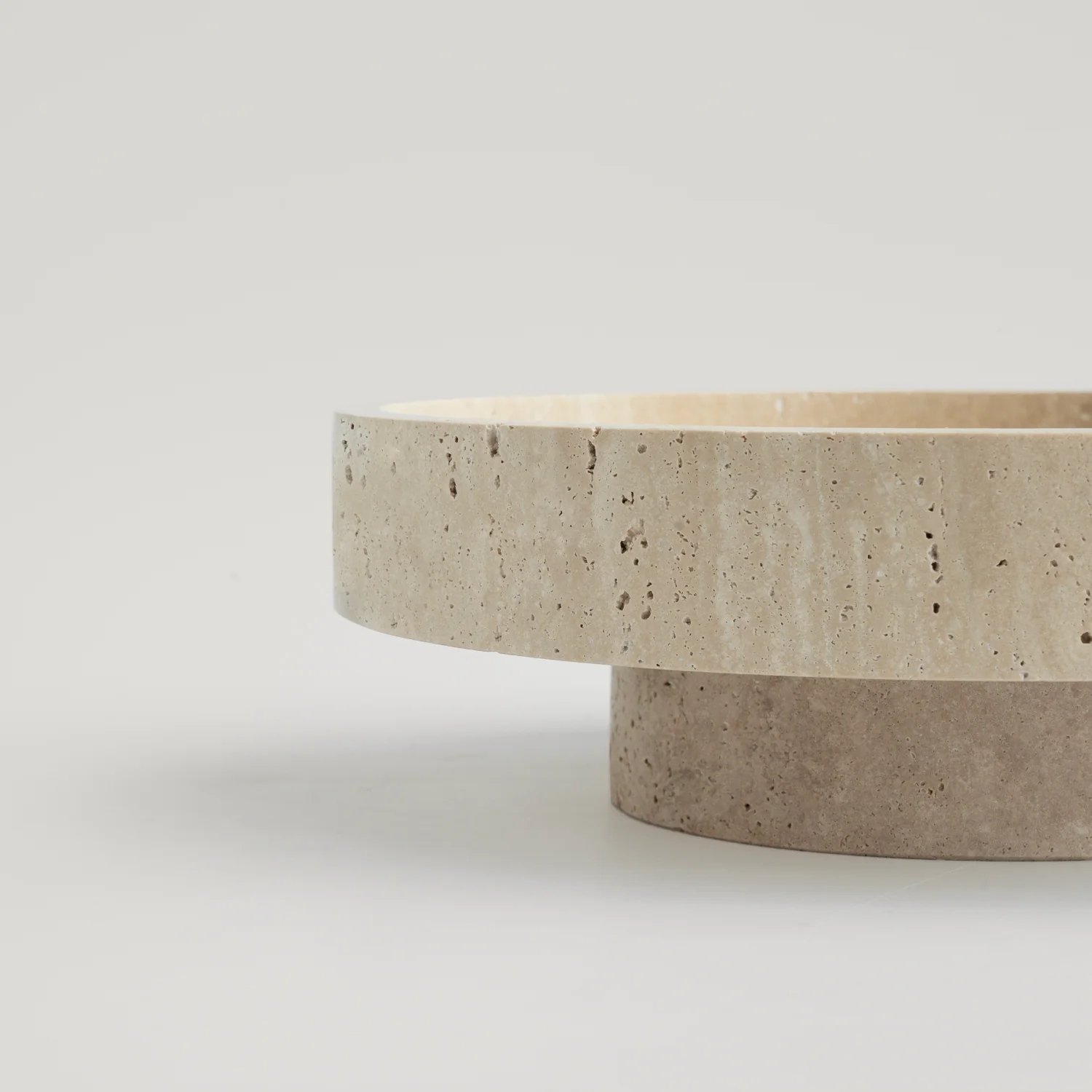 'CYCLO' TRAVERTINE BOWL - Image 4