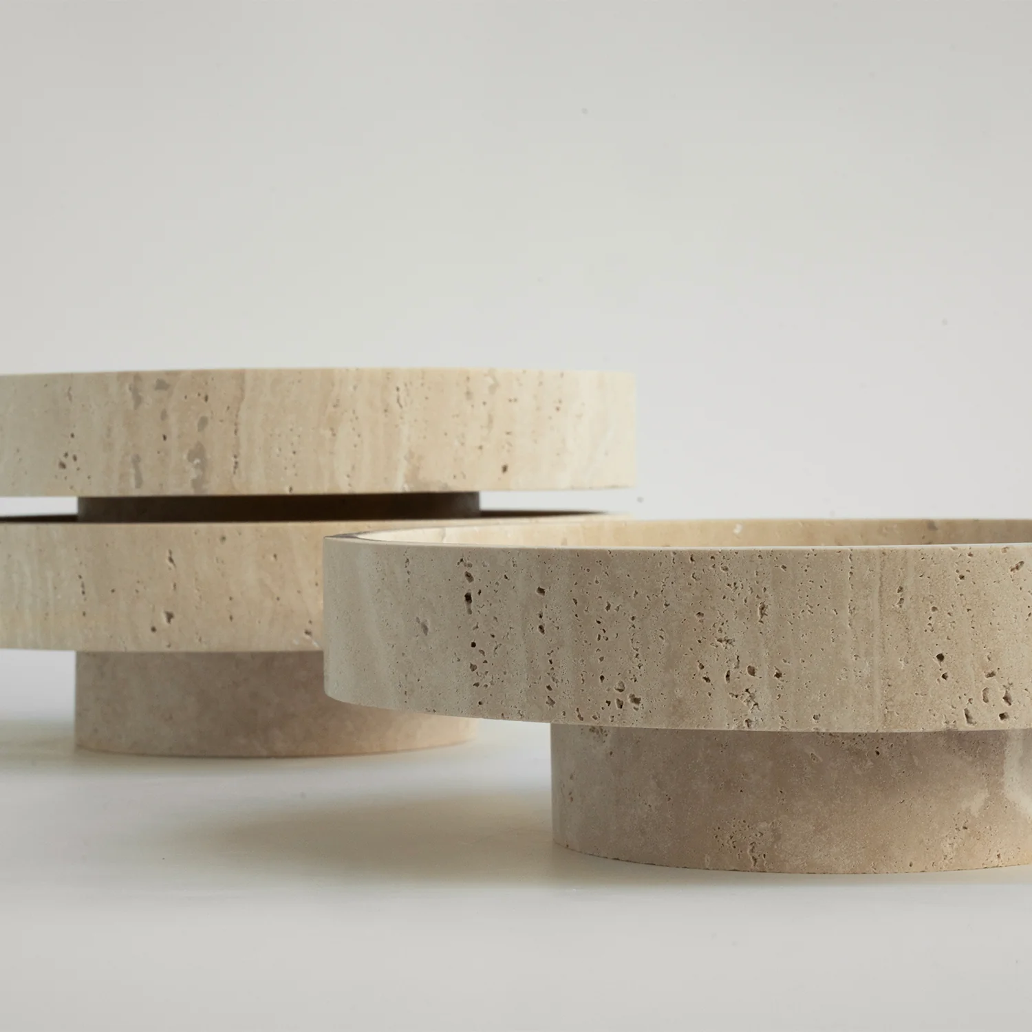 'CYCLO' TRAVERTINE BOWL - Image 5