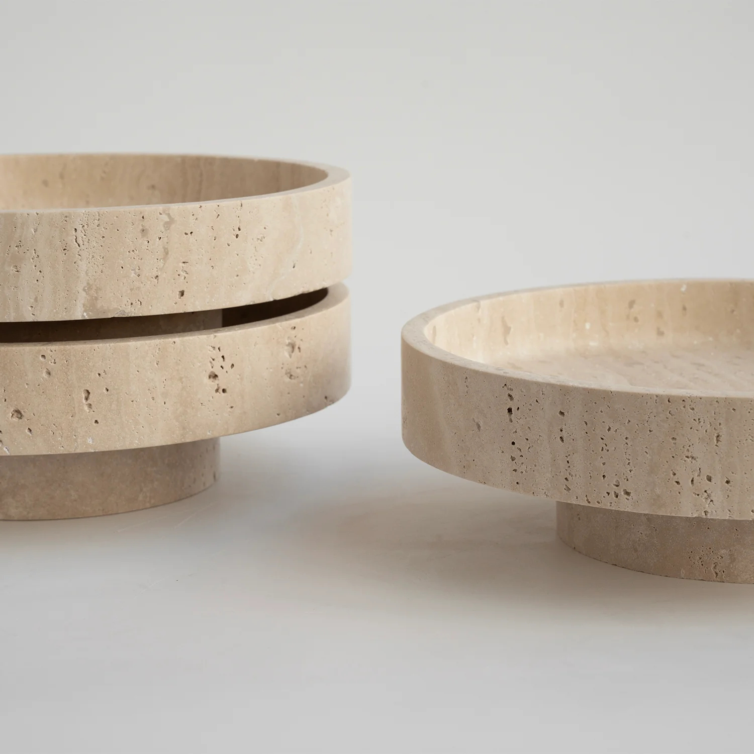 'CYCLO' TRAVERTINE BOWL - Image 7