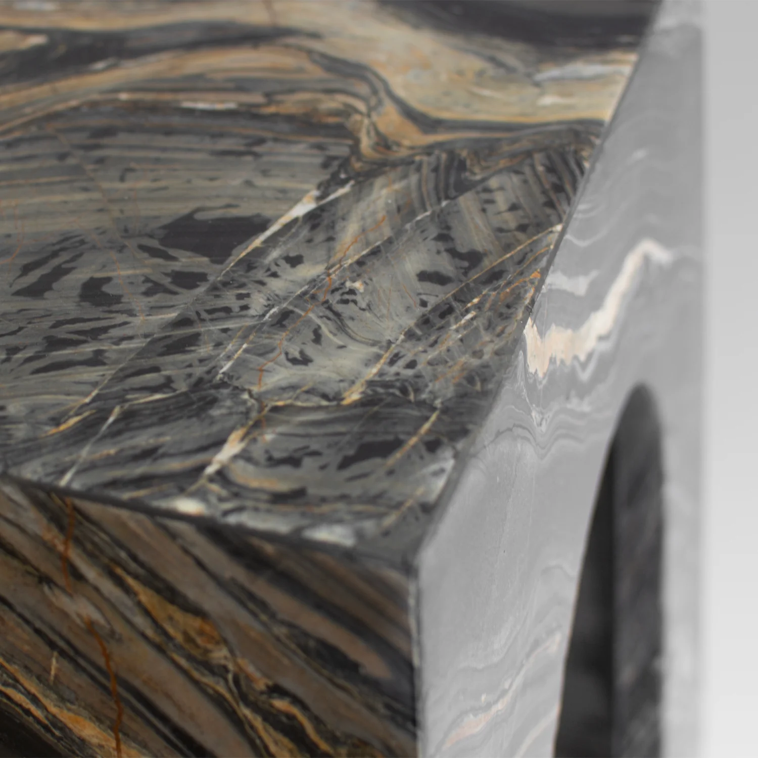 PICASSO MARBLE ARCH SIDE TABLE - Image 3