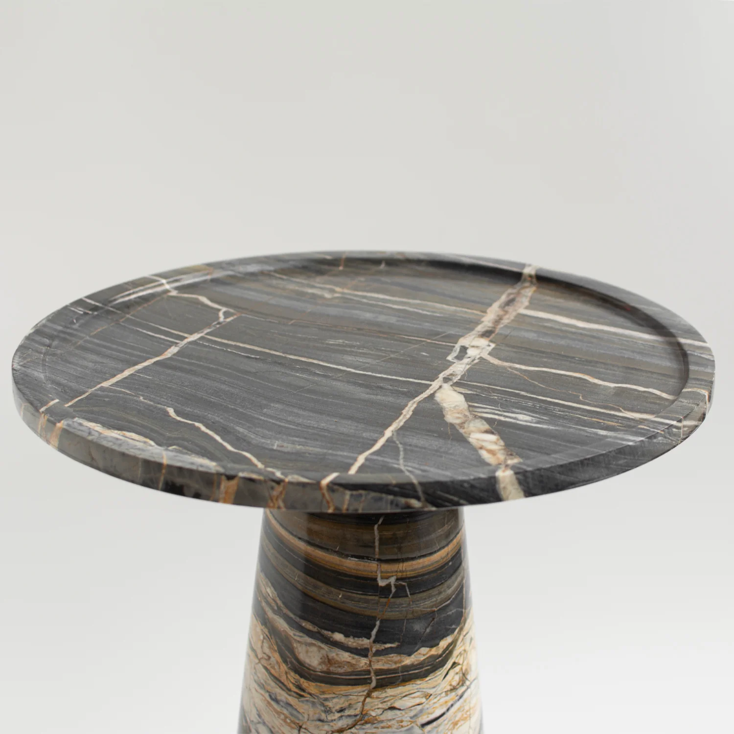 PICASSO MARBLE CONE SIDE TABLE | SAMPLE SALE - Image 3