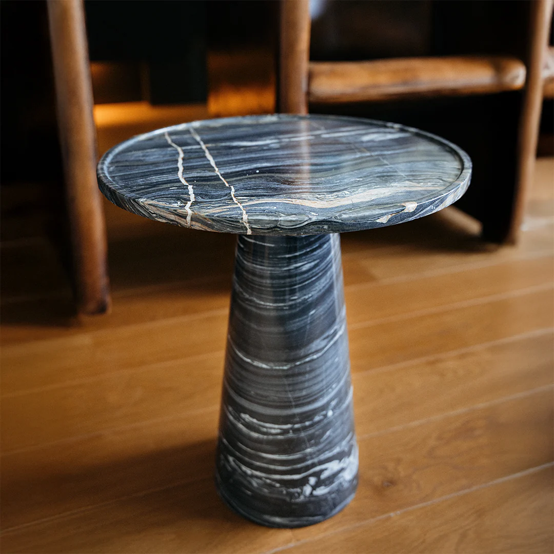 PICASSO MARBLE CONE SIDE TABLE | SAMPLE SALE - Image 5