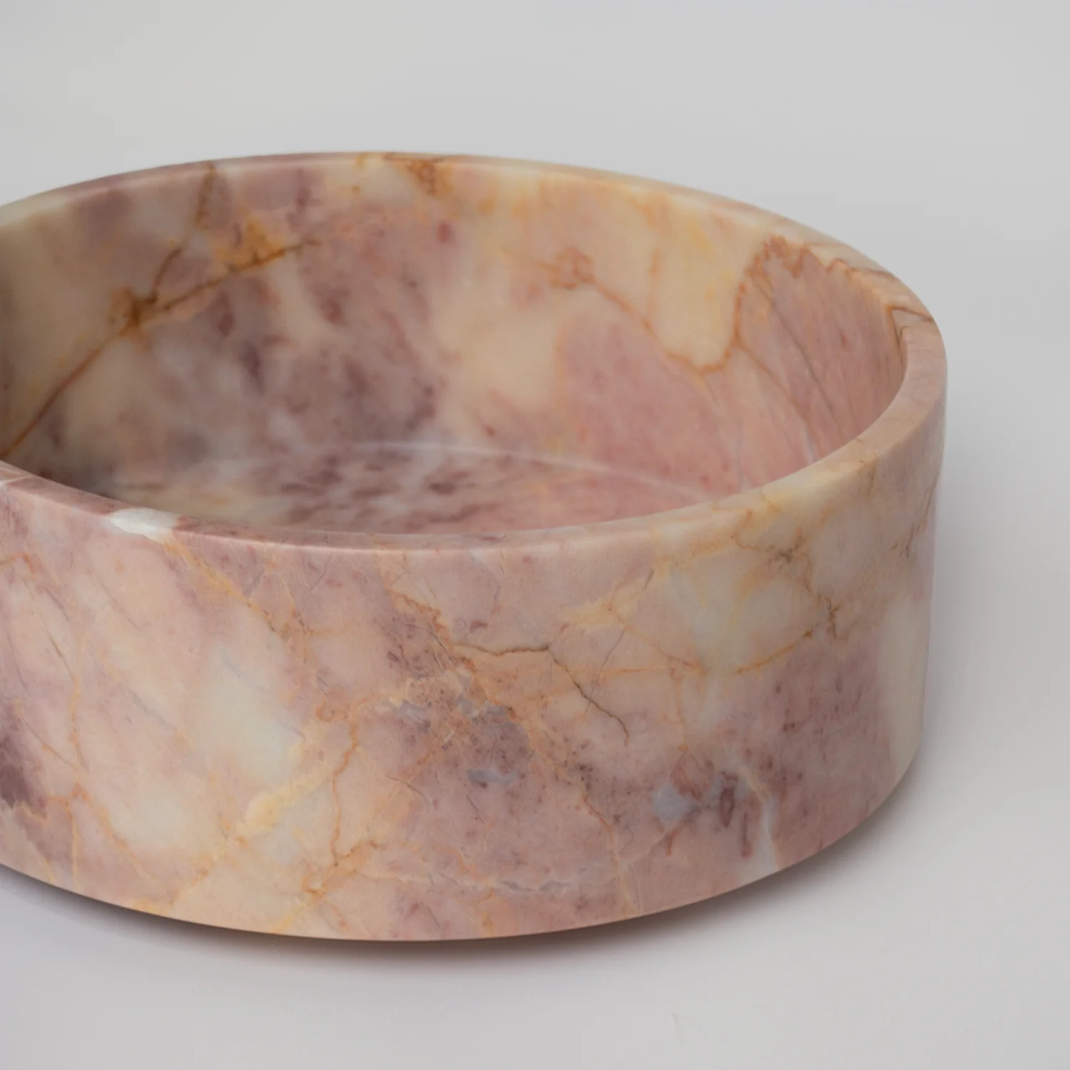PINK MARBLE CYLINDER BOWL - Image 4