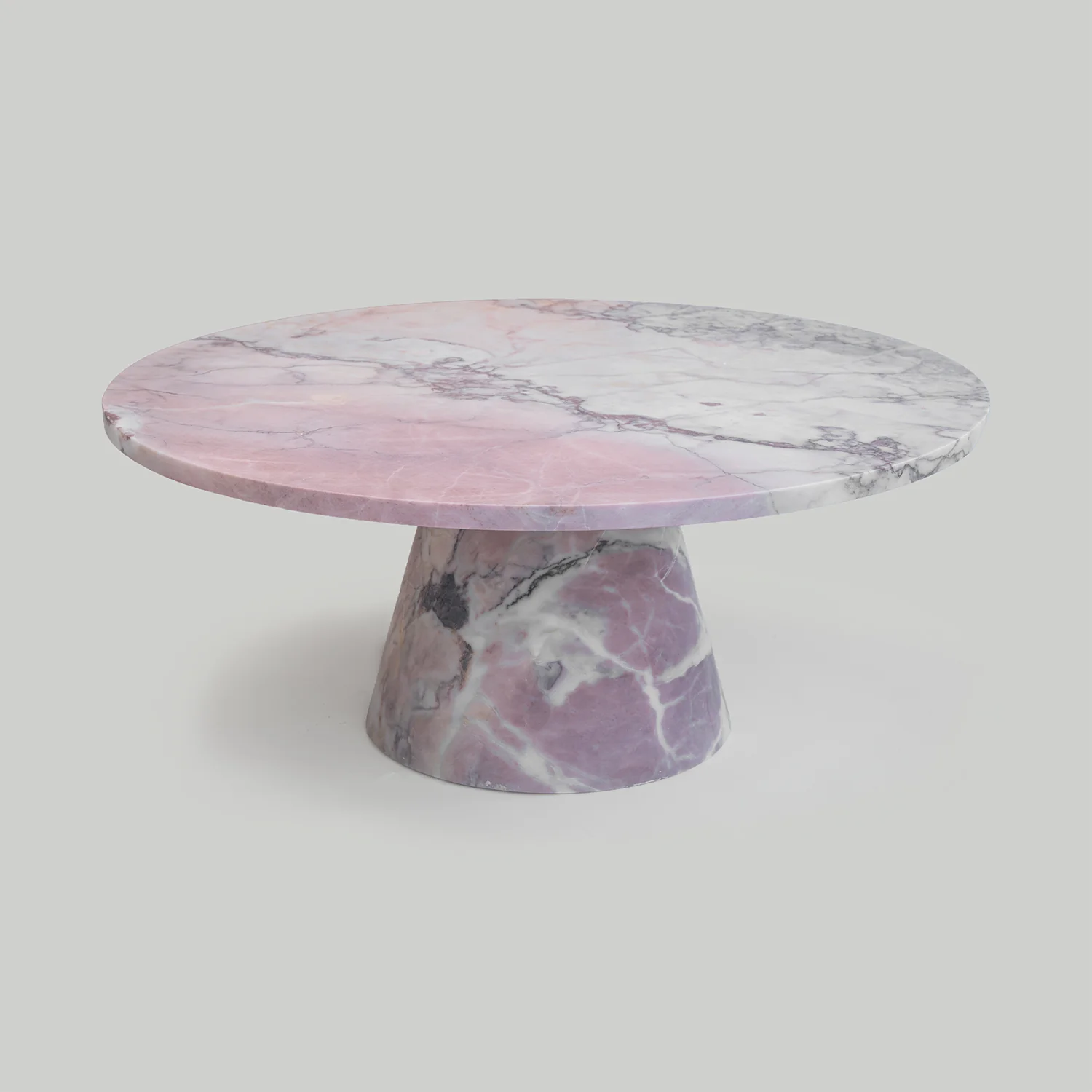 PINK MARBLE CONE COFEE TABLE | one-of-a-kind - Image 4