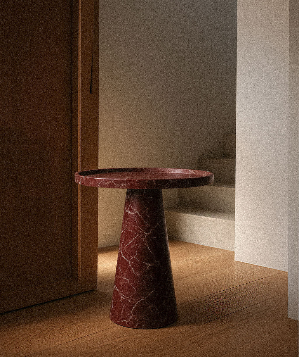 ROSSO LEVANTO CONE SIDE TABLE - Image 10