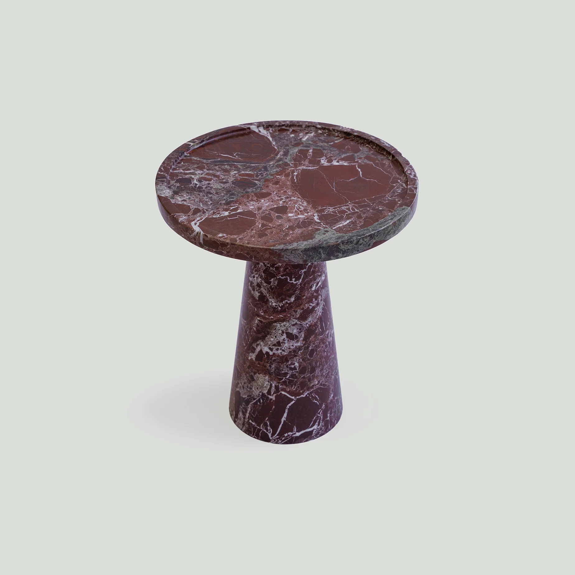 ROSSO LEVANTO CONE SIDE TABLE - Image 5