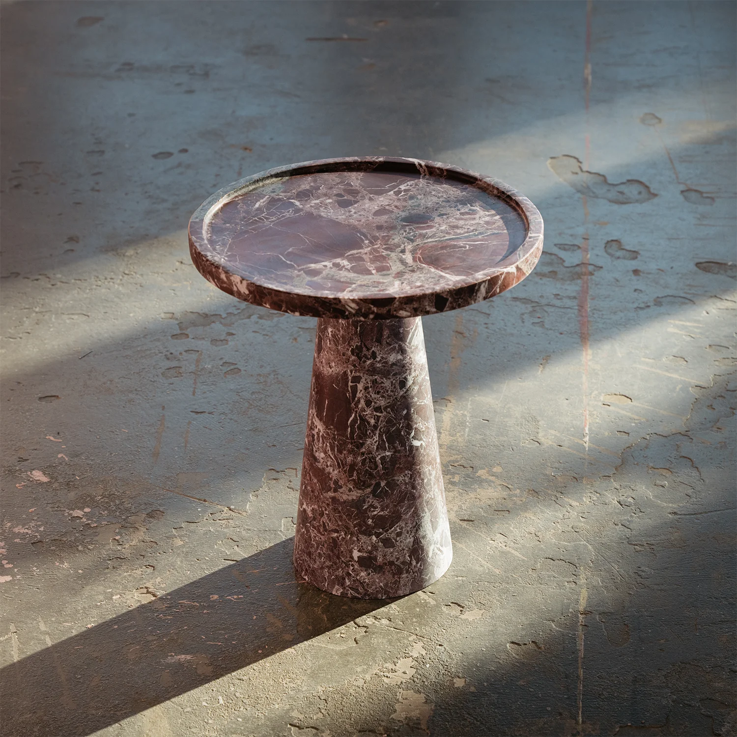 ROSSO LEVANTO CONE SIDE TABLE - Image 9