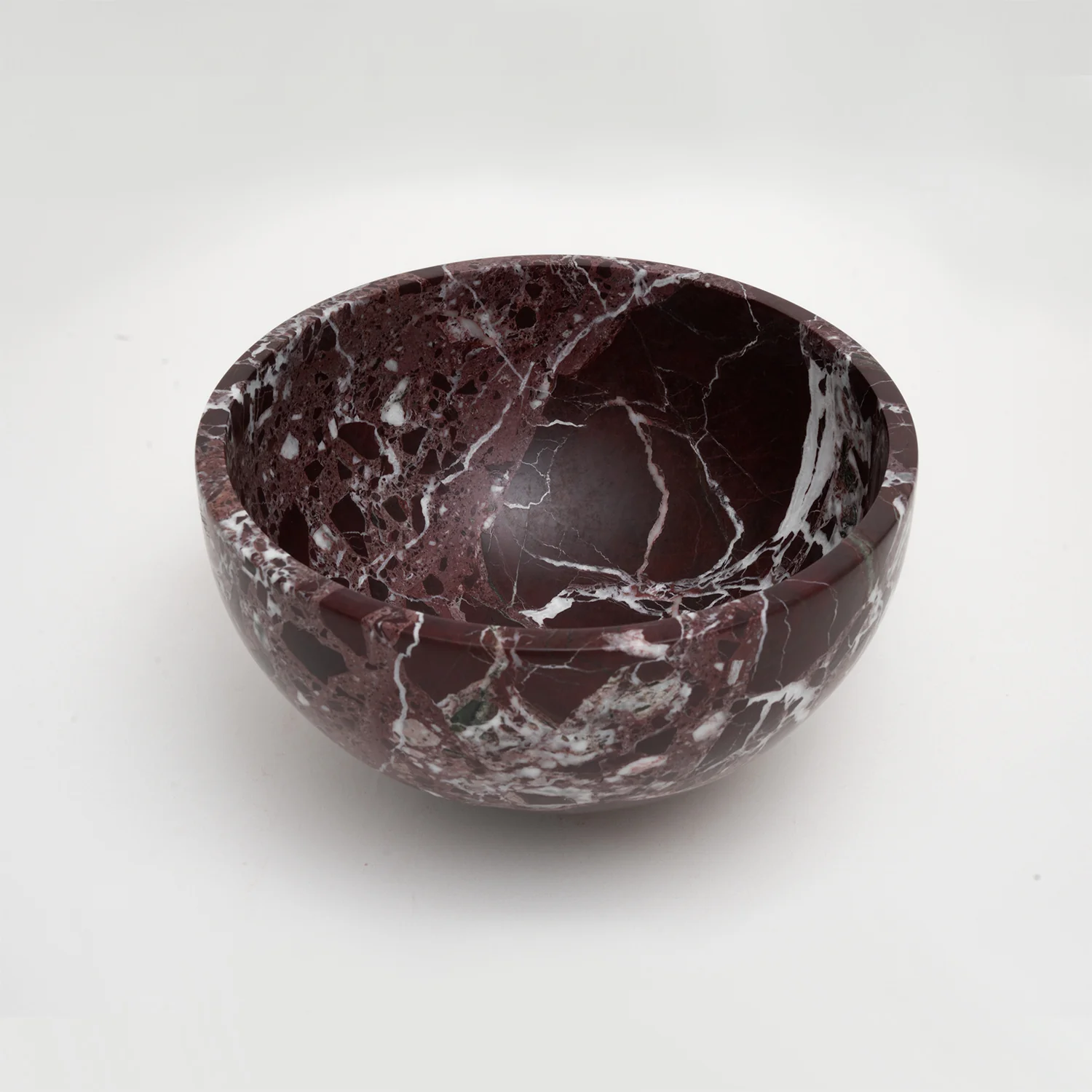 ROSSO LEVANTO MARBLE FRUIT BOWL - Image 3