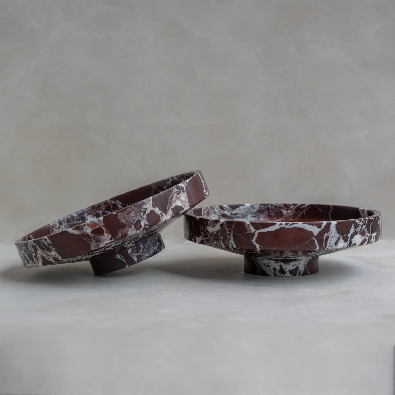 ROSSO LEVANTO MARBLE NARROW BOWL - Image 3