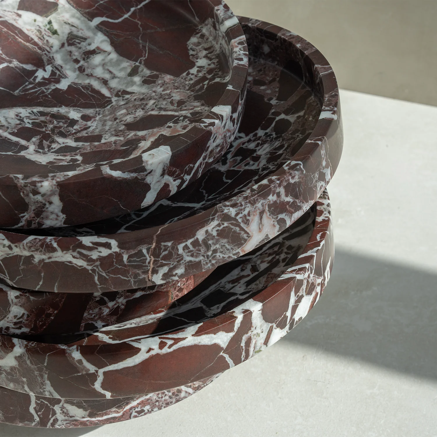 ROSSO LEVANTO MARBLE NARROW BOWL - Image 4