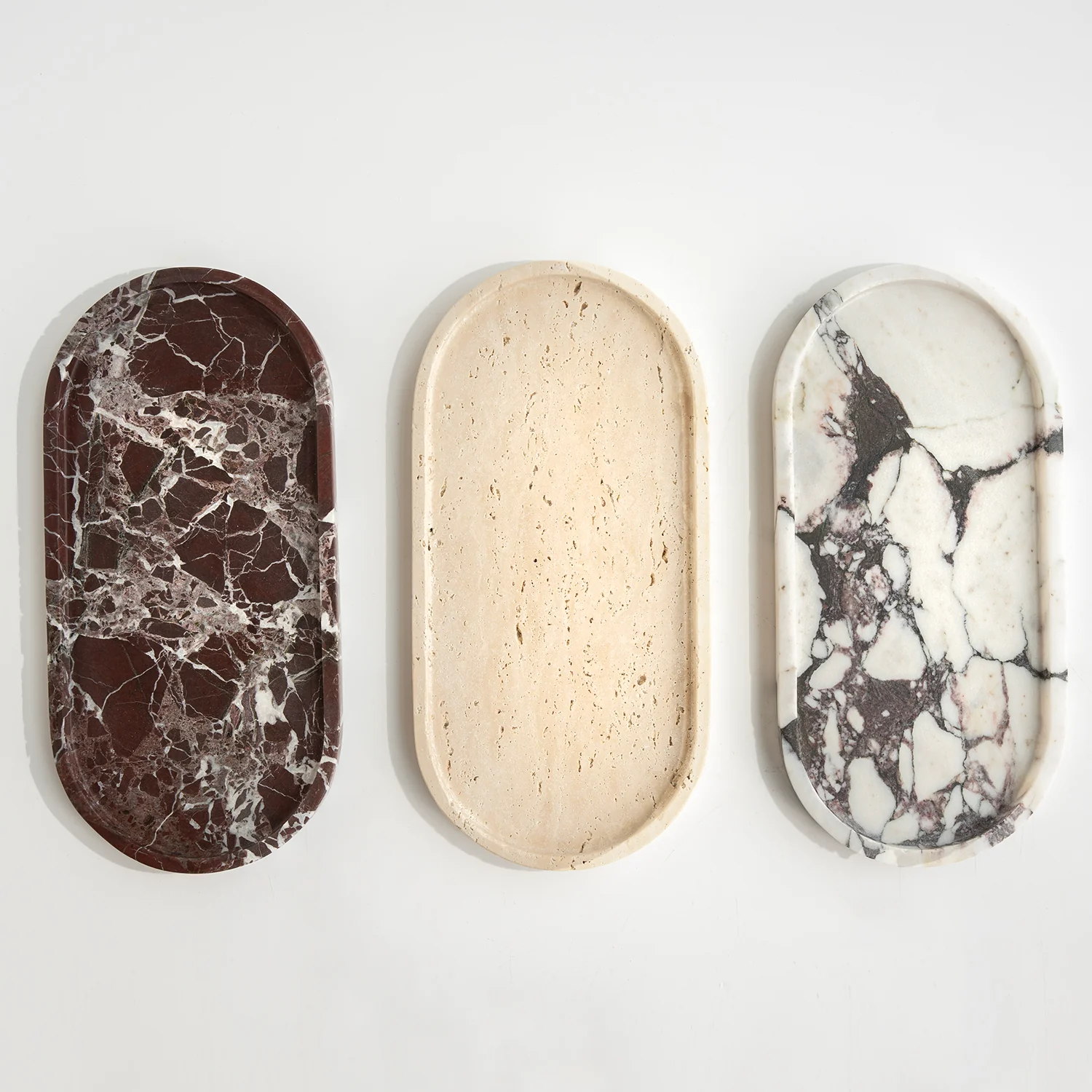TRAVERTINE OVAL TRAY | SAMPLE SALE - Image 5