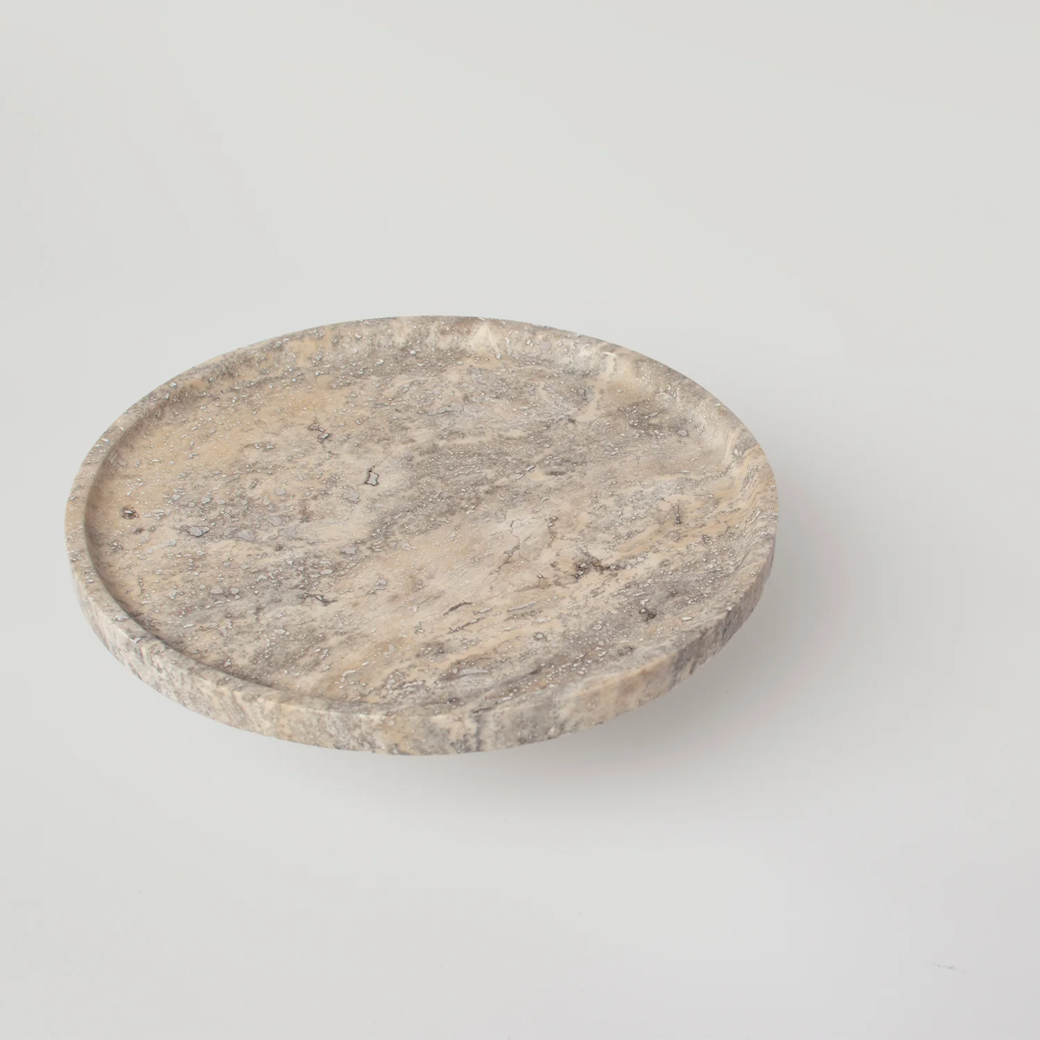 SILVER TRAVERTINE CAKE STAND - Image 3