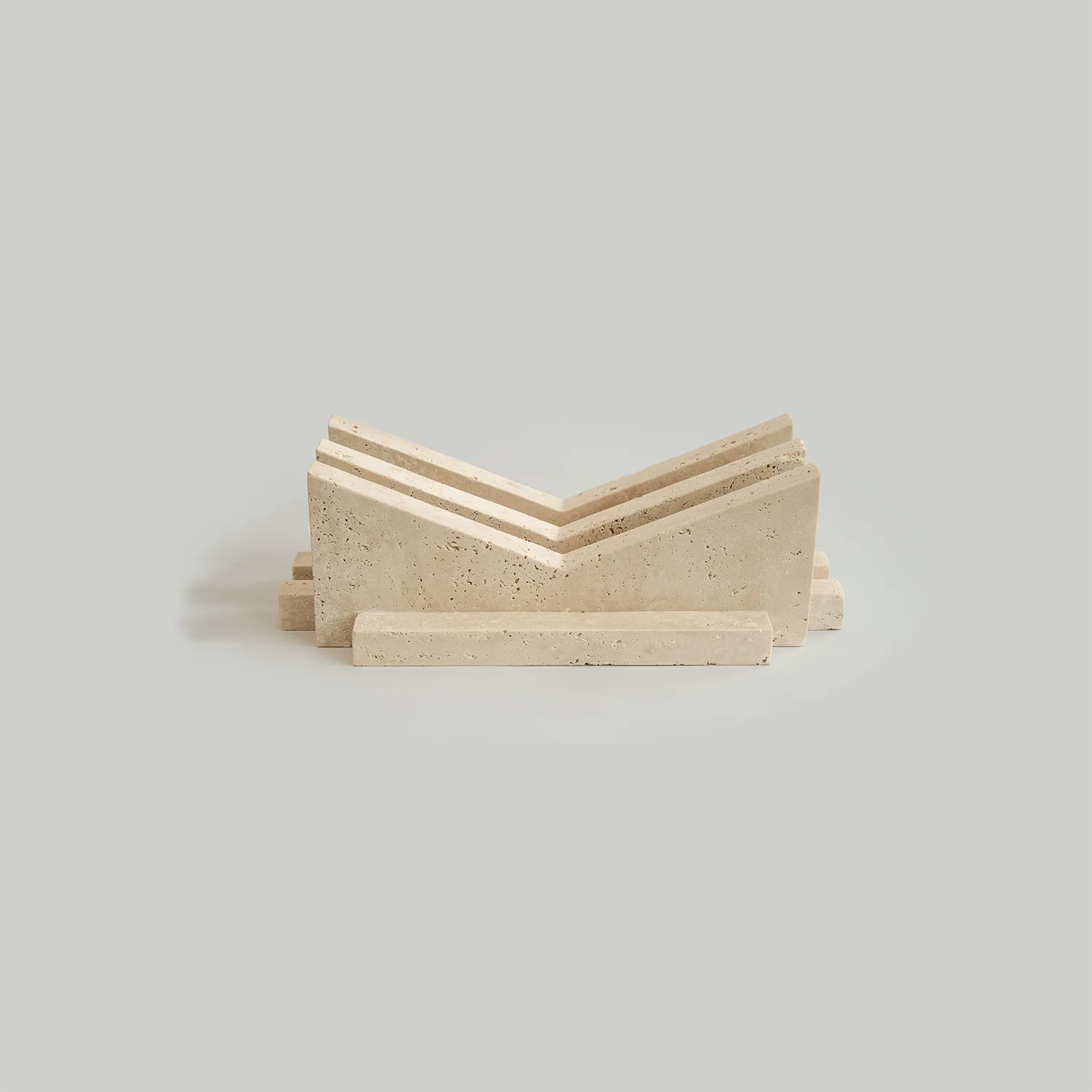TRAVERTINE BOOKSTAND ‘MATHILDA’ - Image 2