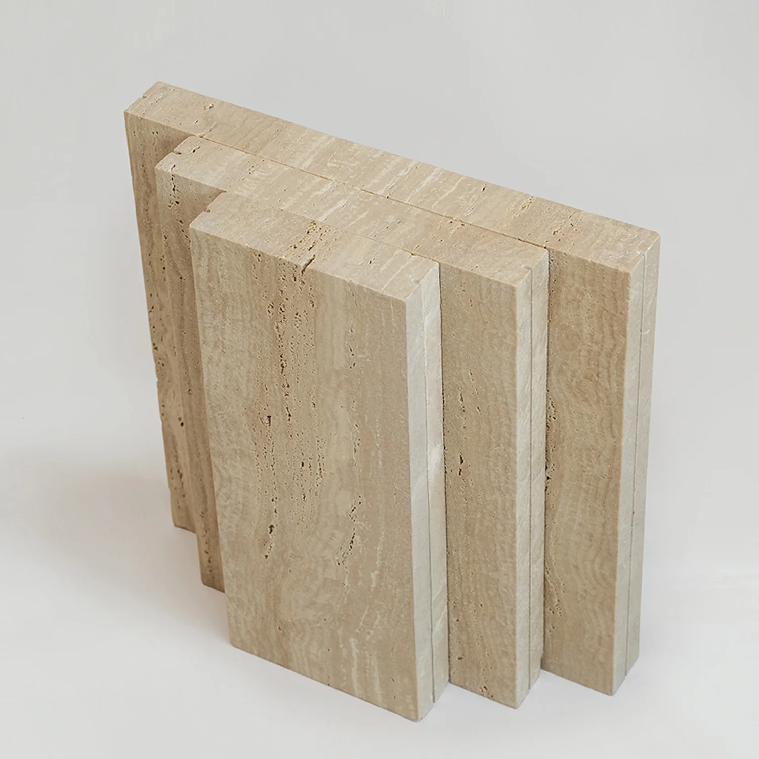 TRAVERTINE COFFEE TABLE 'MASA' - Image 7