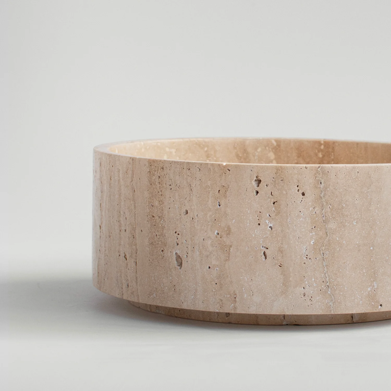 TRAVERTINE CYLINDER BOWL - Image 2