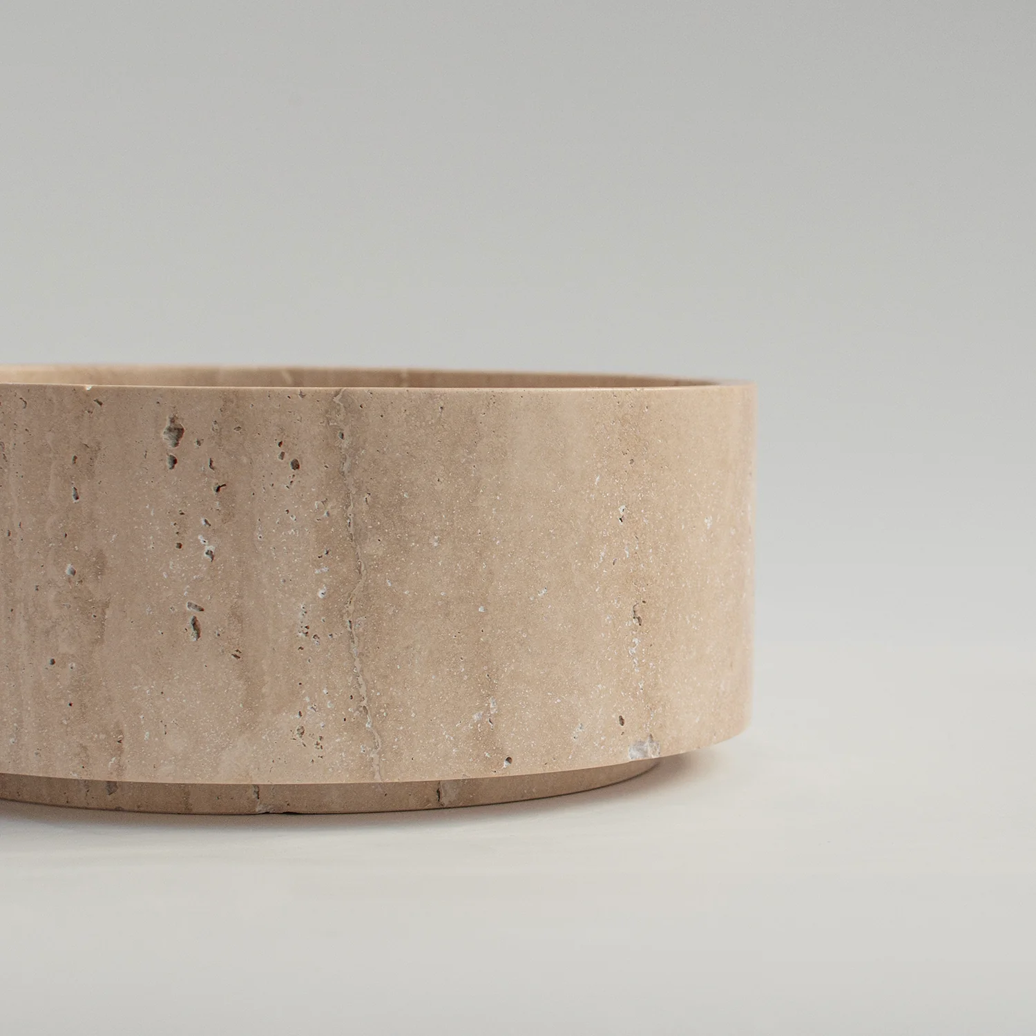 TRAVERTINE CYLINDER BOWL - Image 4