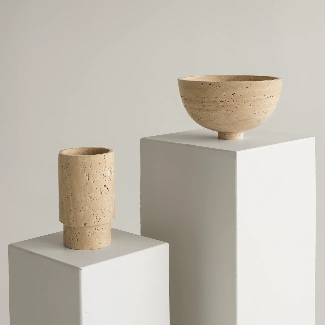 TRAVERTINE FRUIT BOWL - Image 3