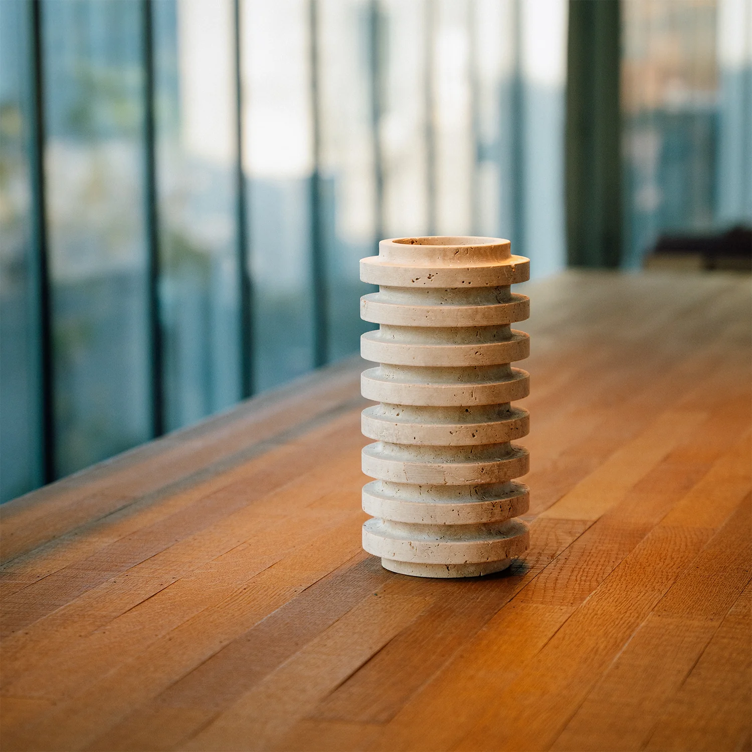 TRAVERTINE LAYER VASE - Image 10