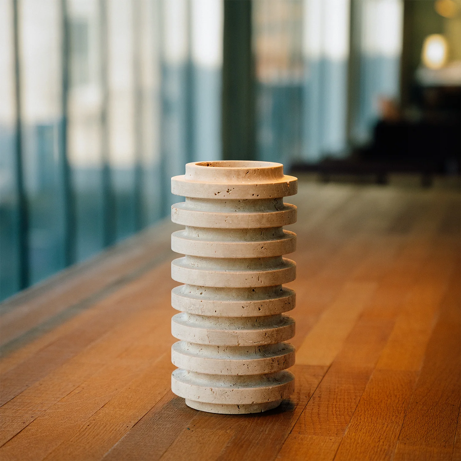 TRAVERTINE LAYER VASE - Image 7