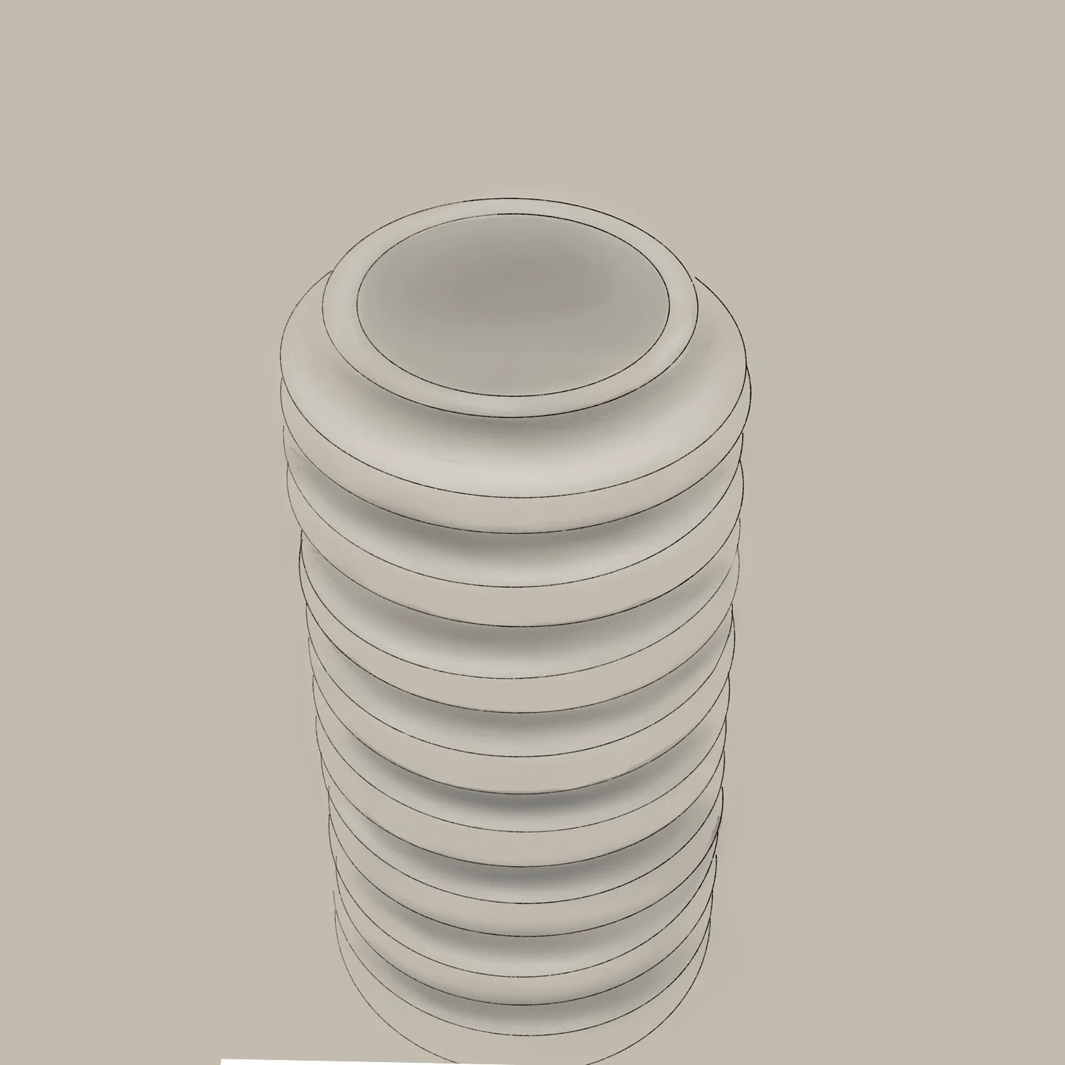 TRAVERTINE LAYER VASE - Image 8