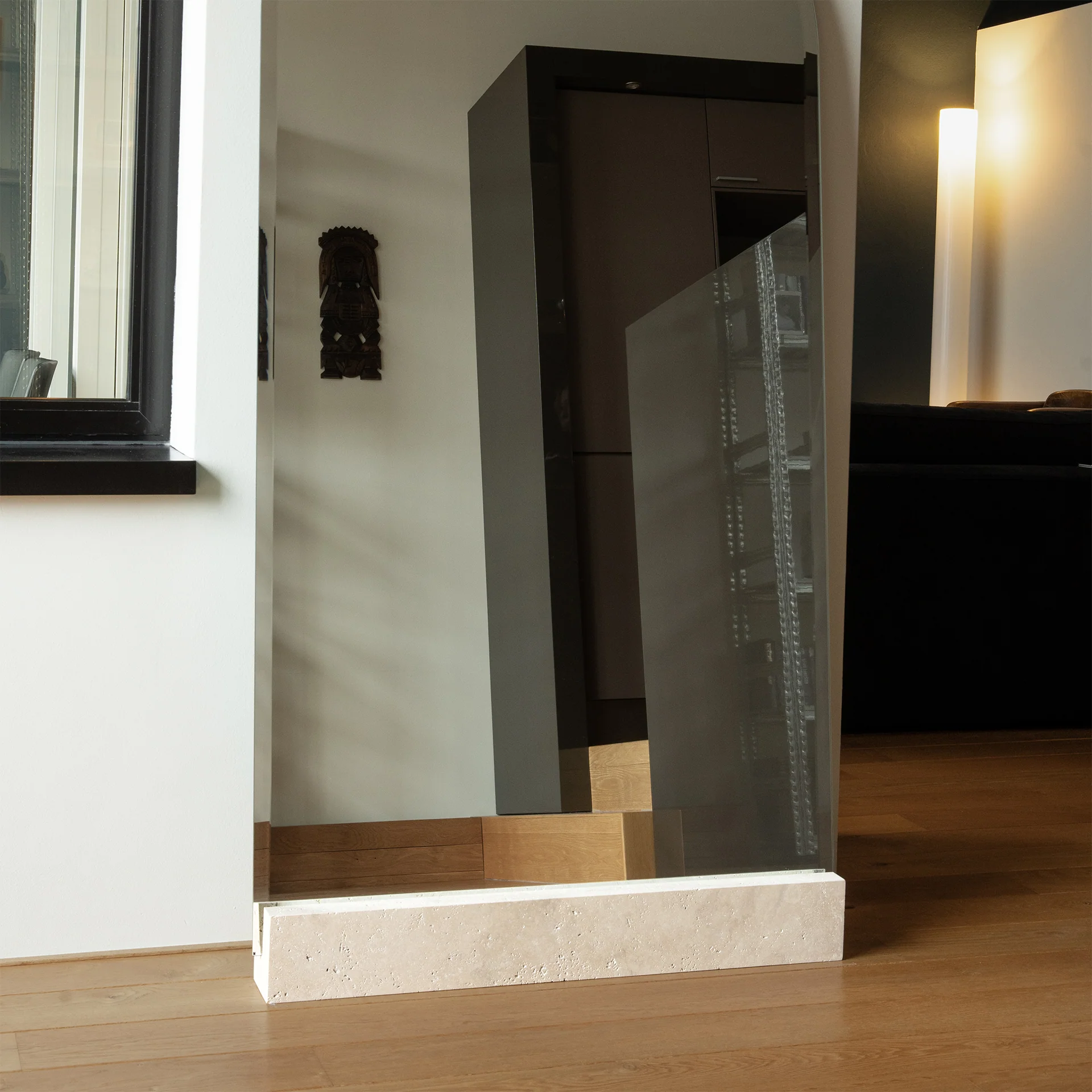 TRAVERTINE MIRROR STAND - Image 4