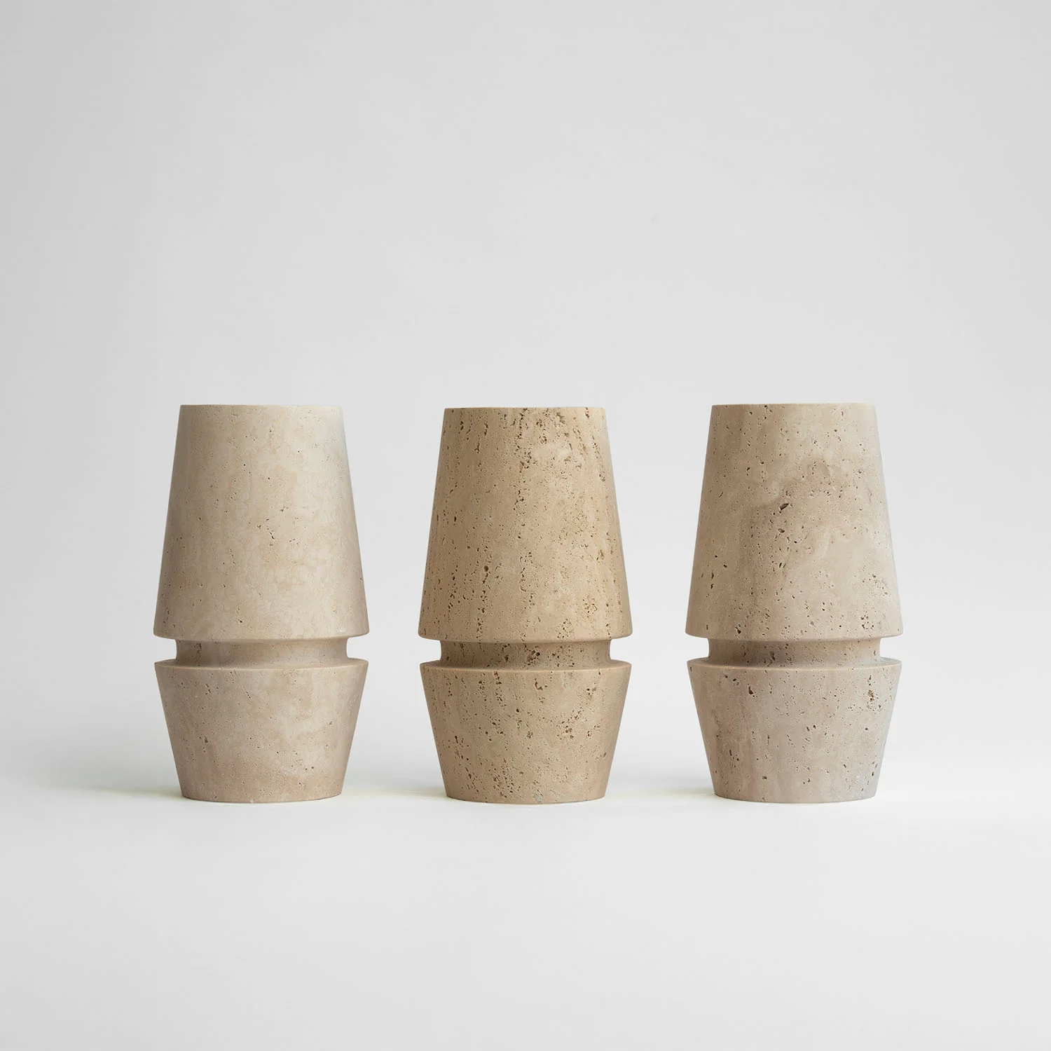 TRAVERTINE VASE 'MOTTO' - Image 5