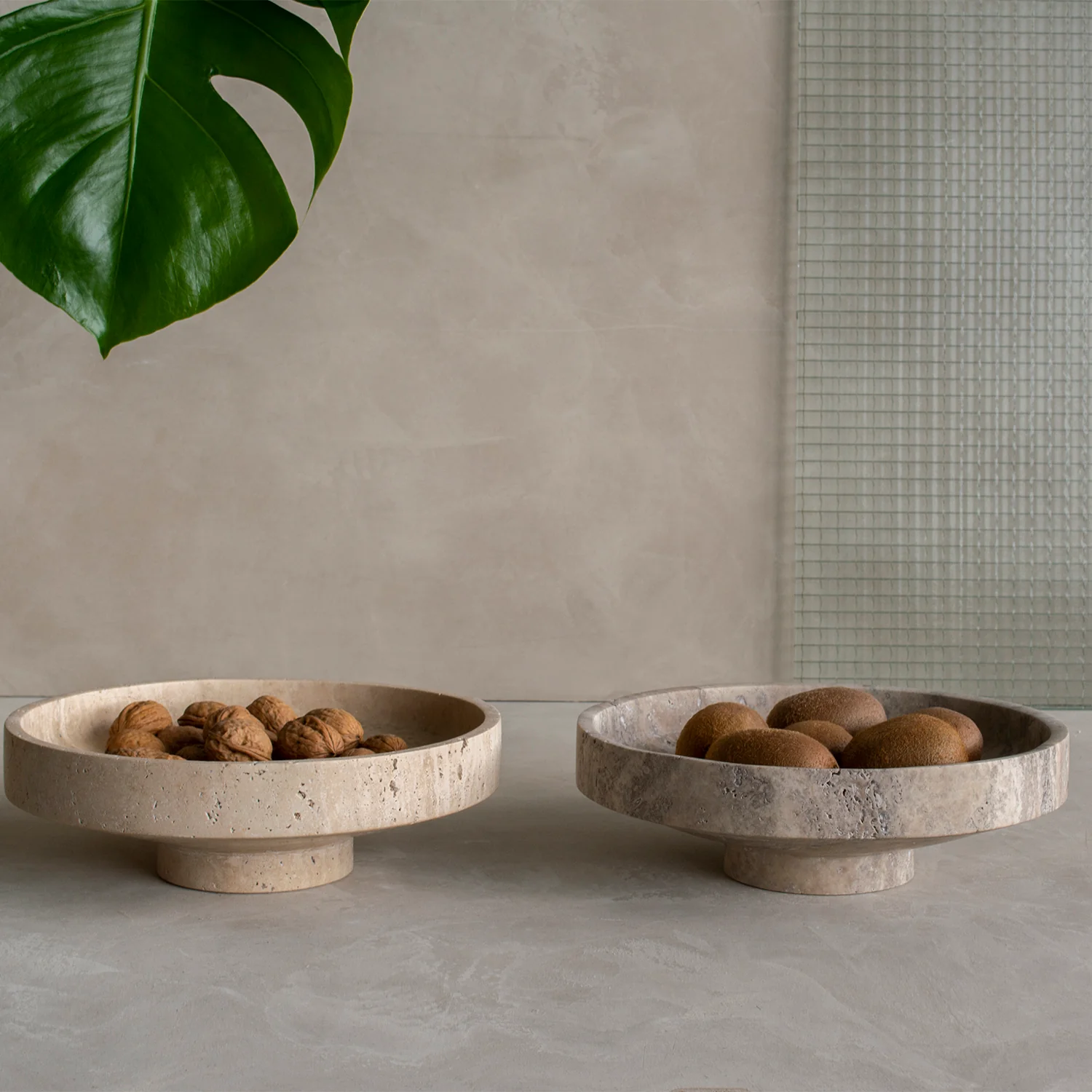 TRAVERTINE NARROW BOWL - Image 4