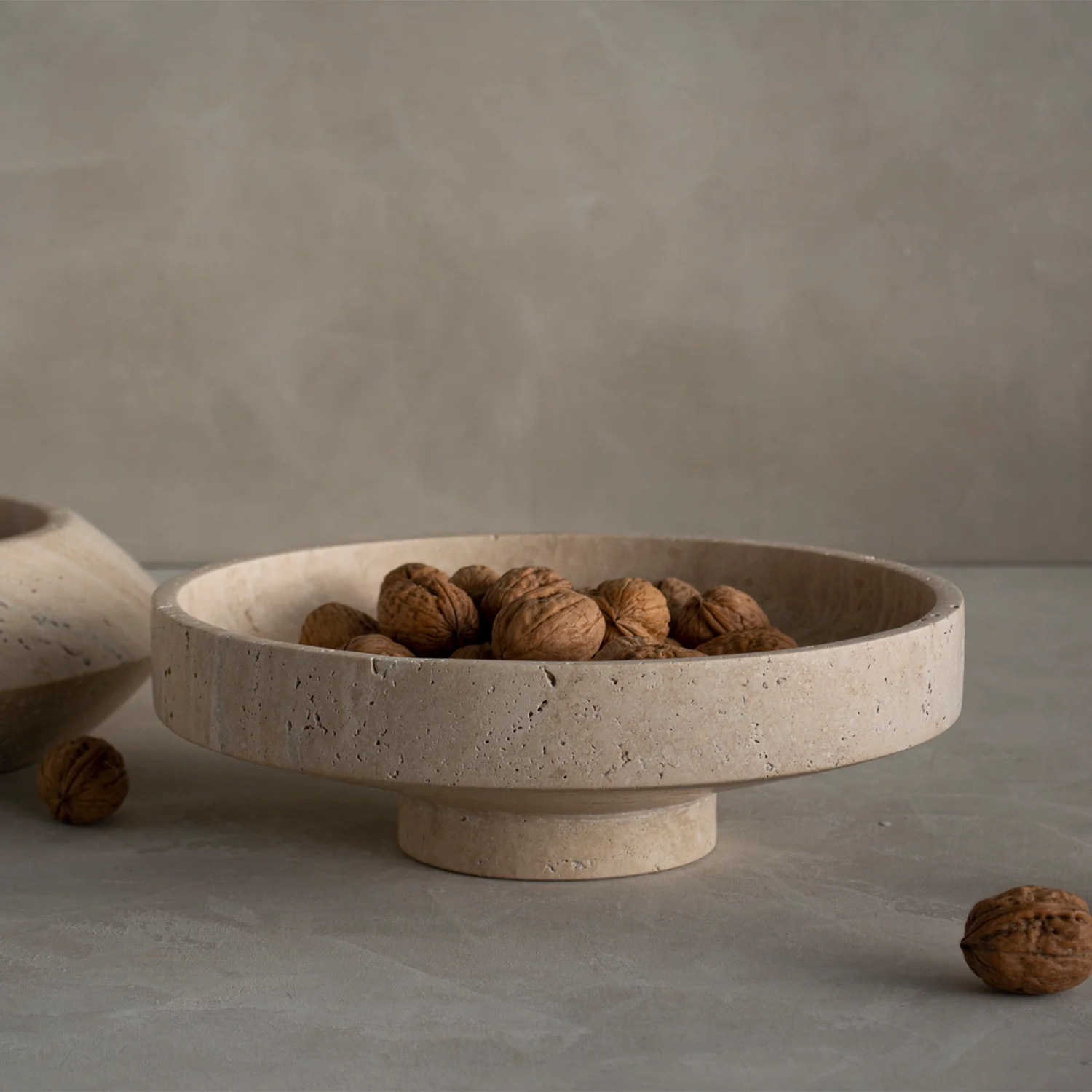 TRAVERTINE NARROW BOWL - Image 5