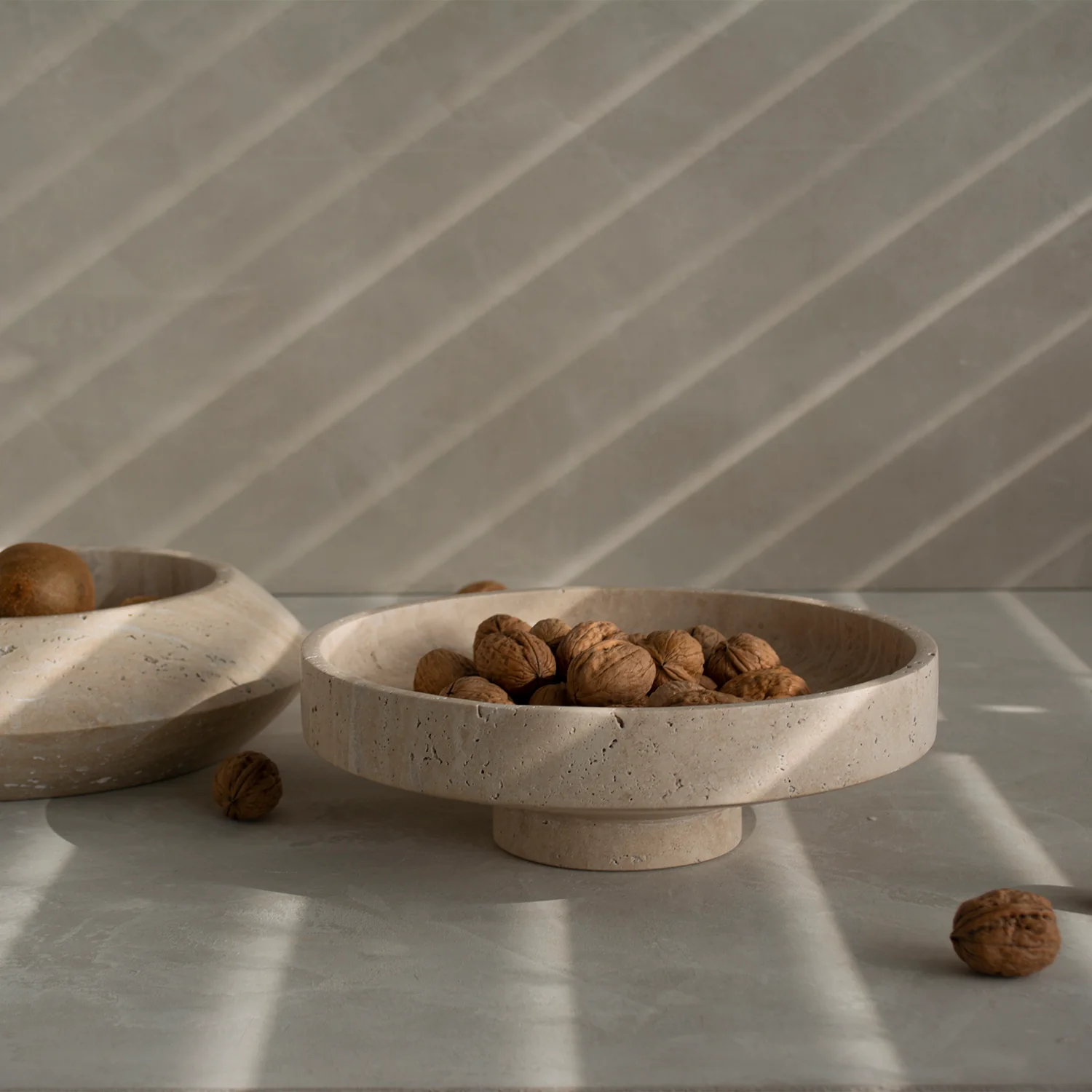 TRAVERTINE NARROW BOWL - Image 6