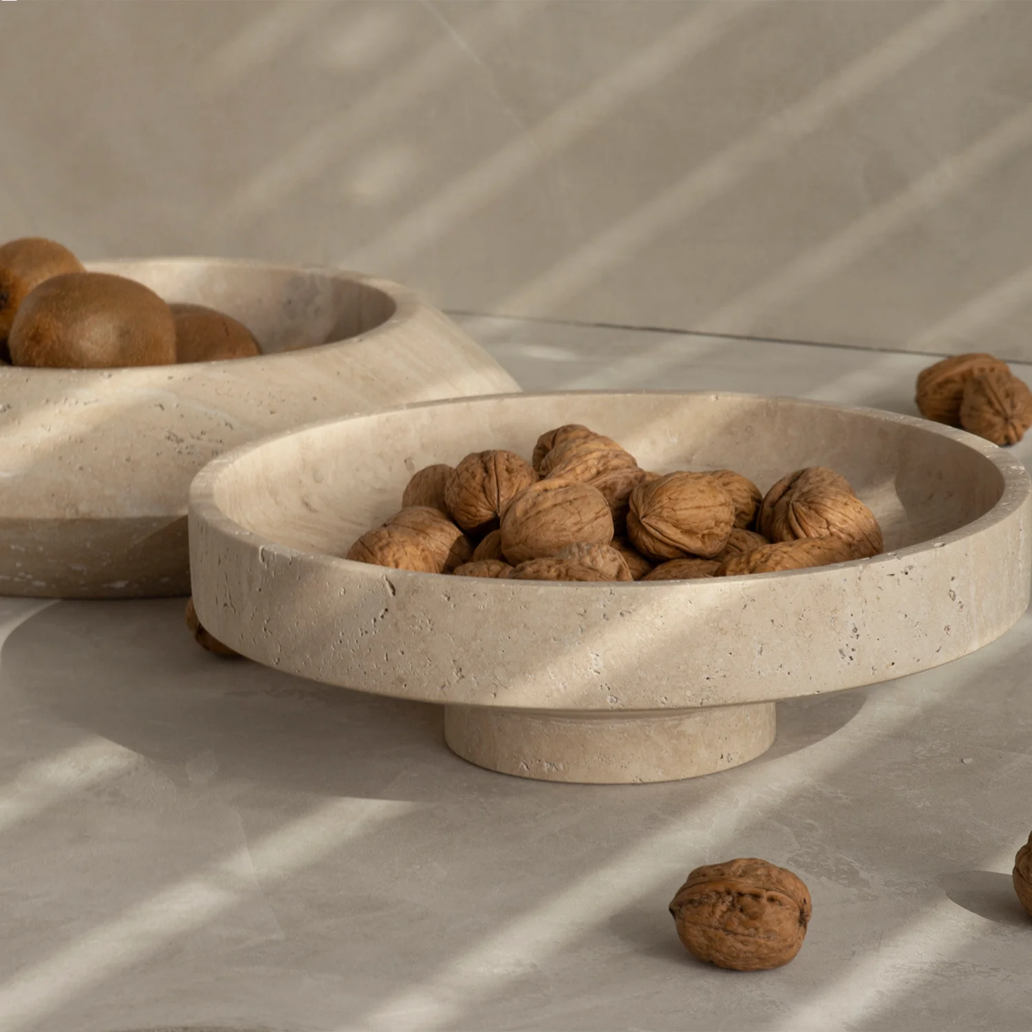 TRAVERTINE NARROW BOWL - Image 7