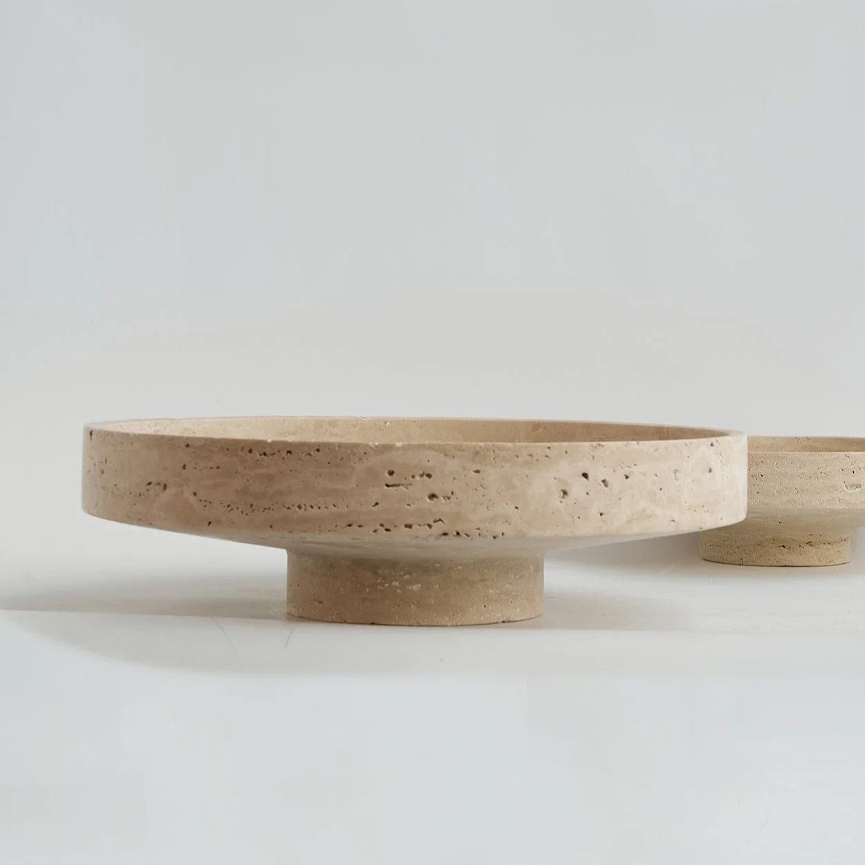 TRAVERTINE NARROW BOWL XL | SAMPLE SALE - Image 3
