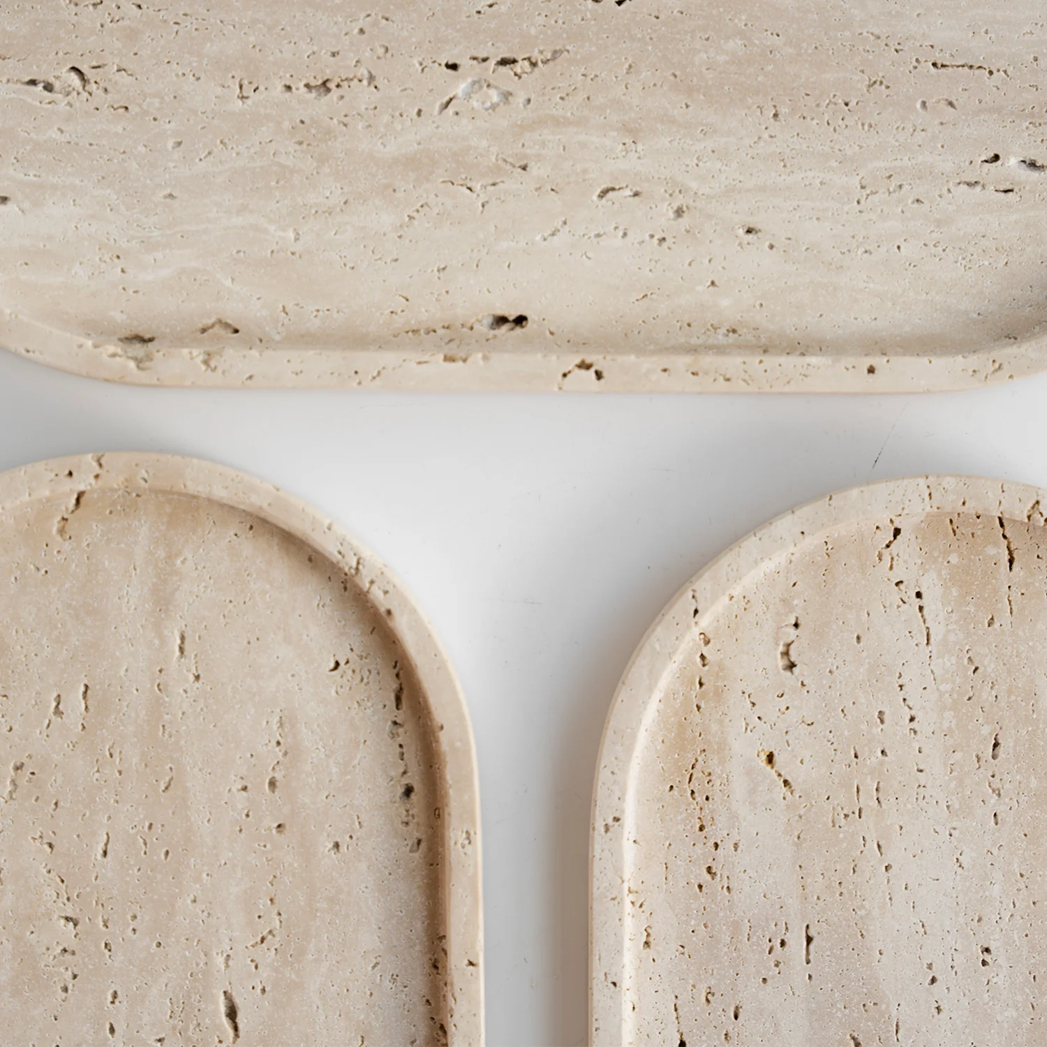 TRAVERTINE OVAL TRAY | SAMPLE SALE - Image 4