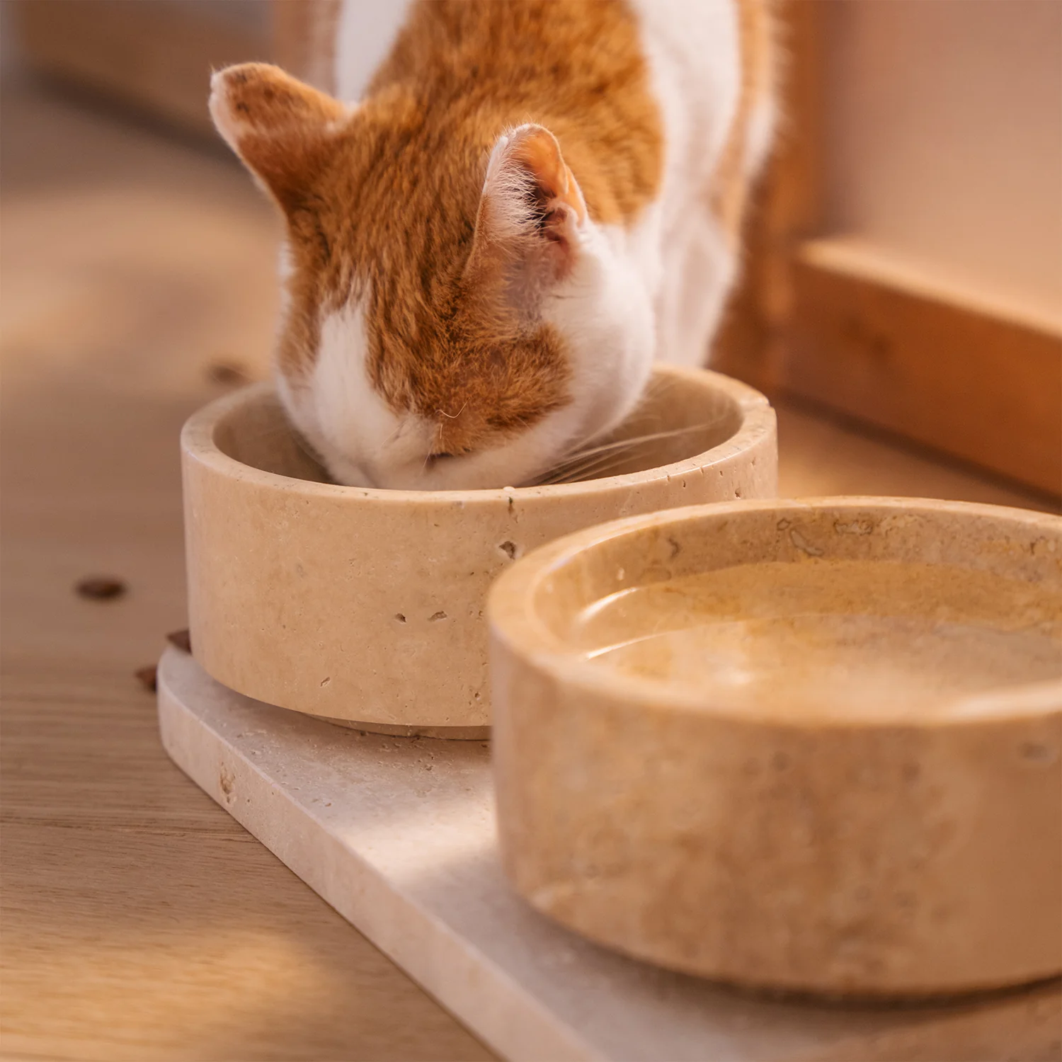 TRAVERTINE PET BOWL SET - Image 10