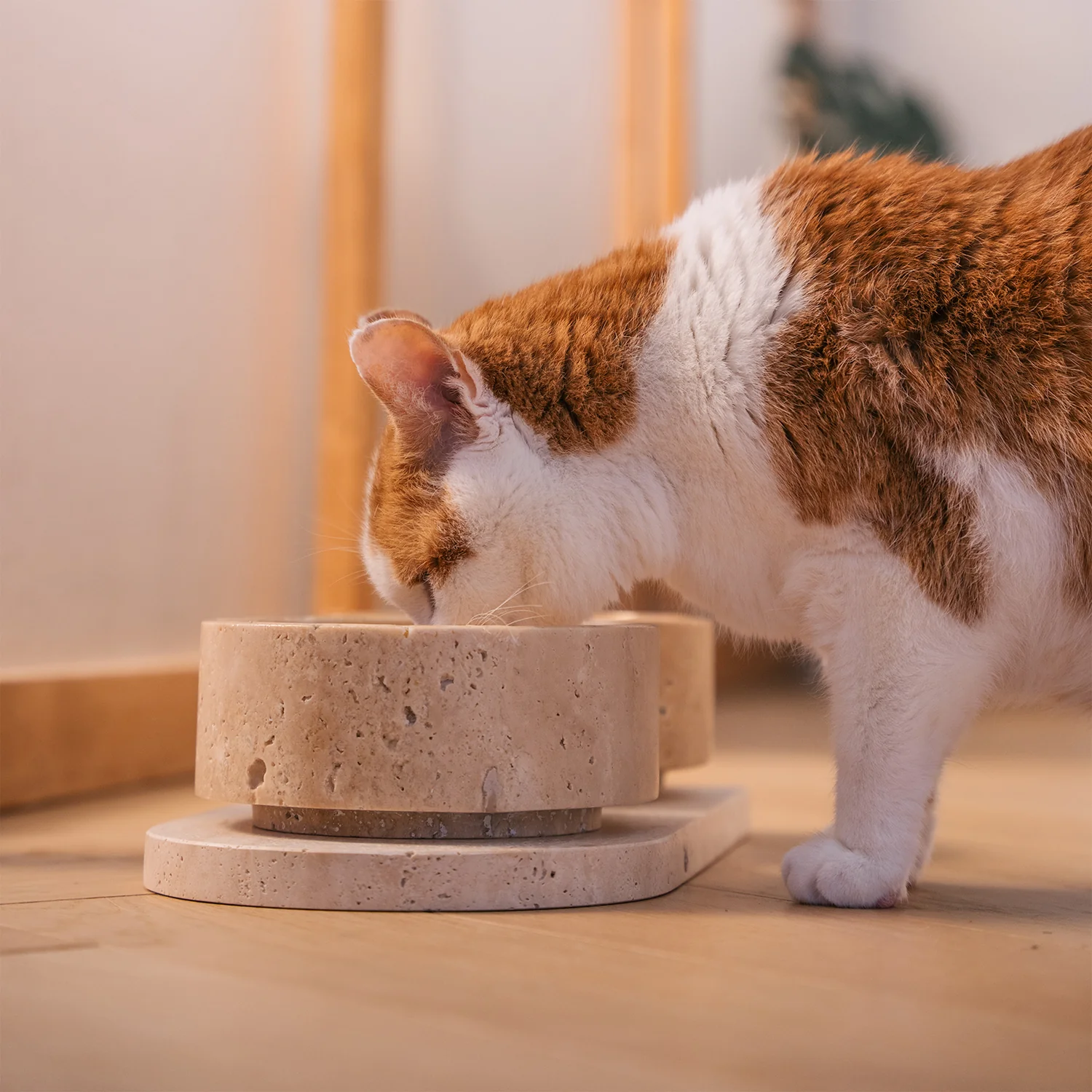 TRAVERTINE PET BOWL SET - Image 8