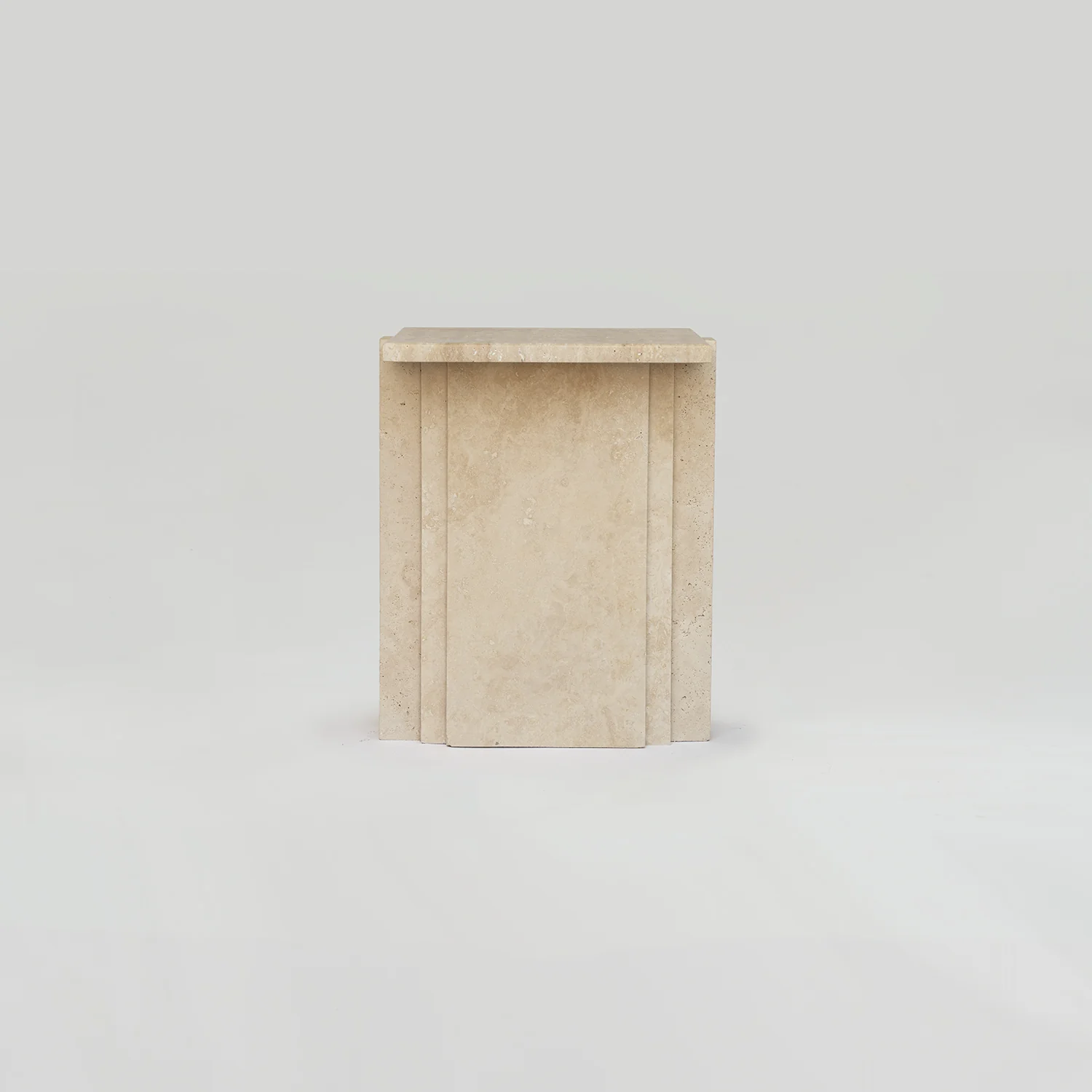 TRAVERTINE SIDE TABLE 'LLOYD' - Image 5