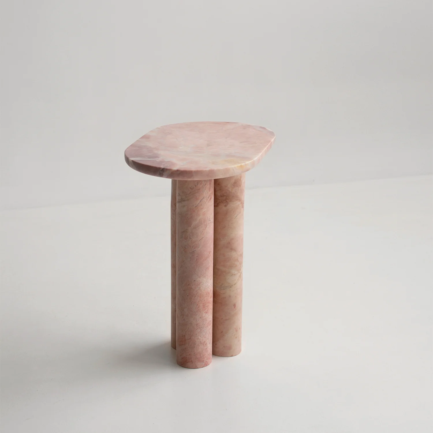 TRIO № III - PINK MARBLE SIDE TABLE - Image 4
