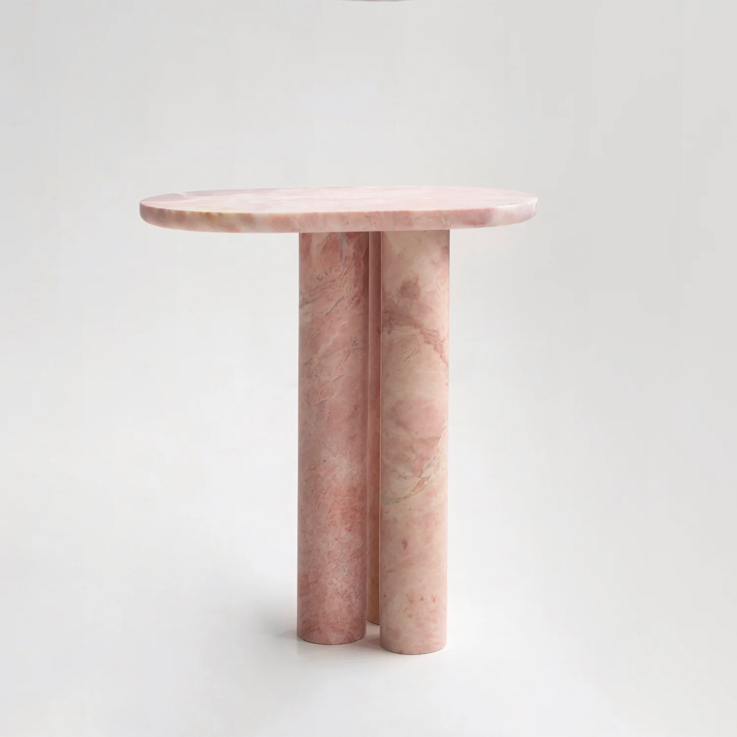 TRIO № III - PINK MARBLE SIDE TABLE - Image 5